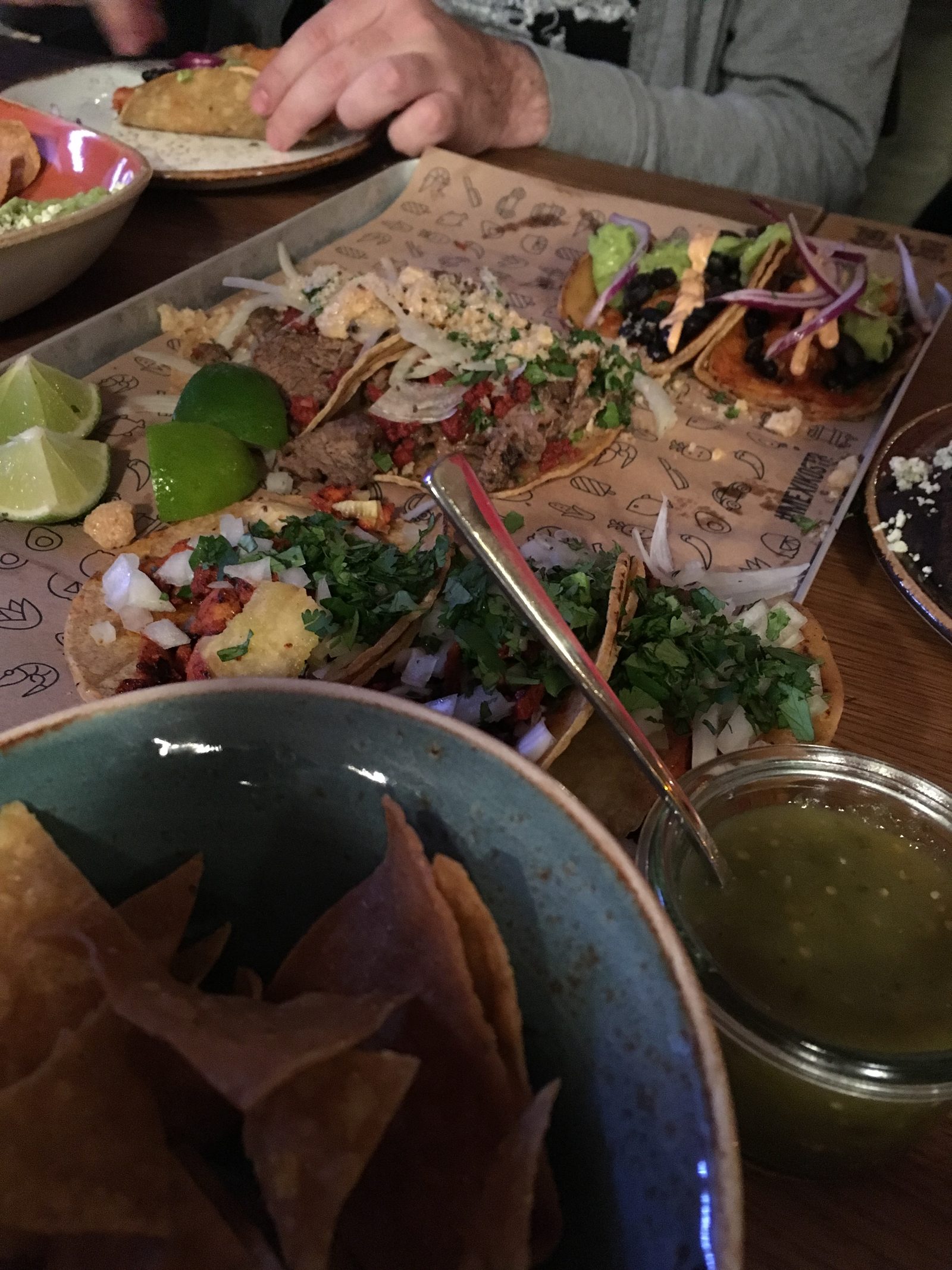 Tortillas Mexiko Straße