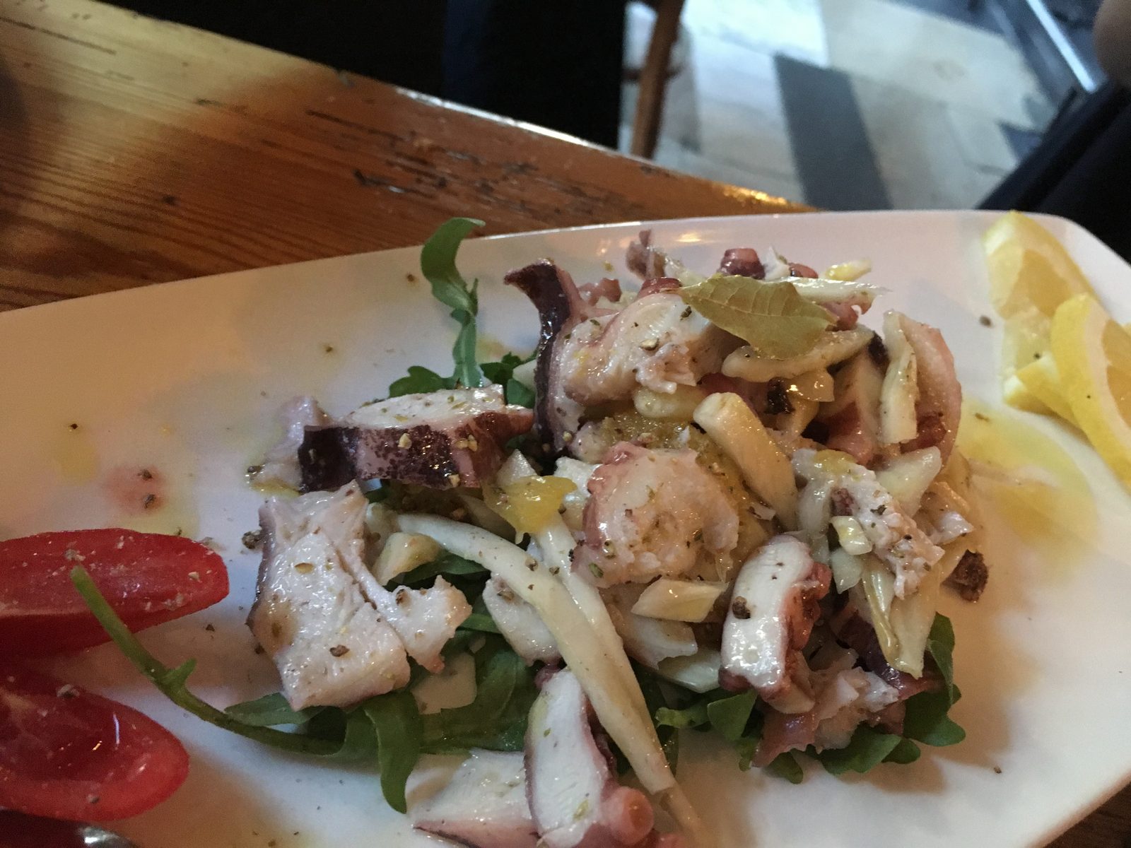 INSALATA DI POLPO CON FINOCCHI E ARANCE SICILIANE