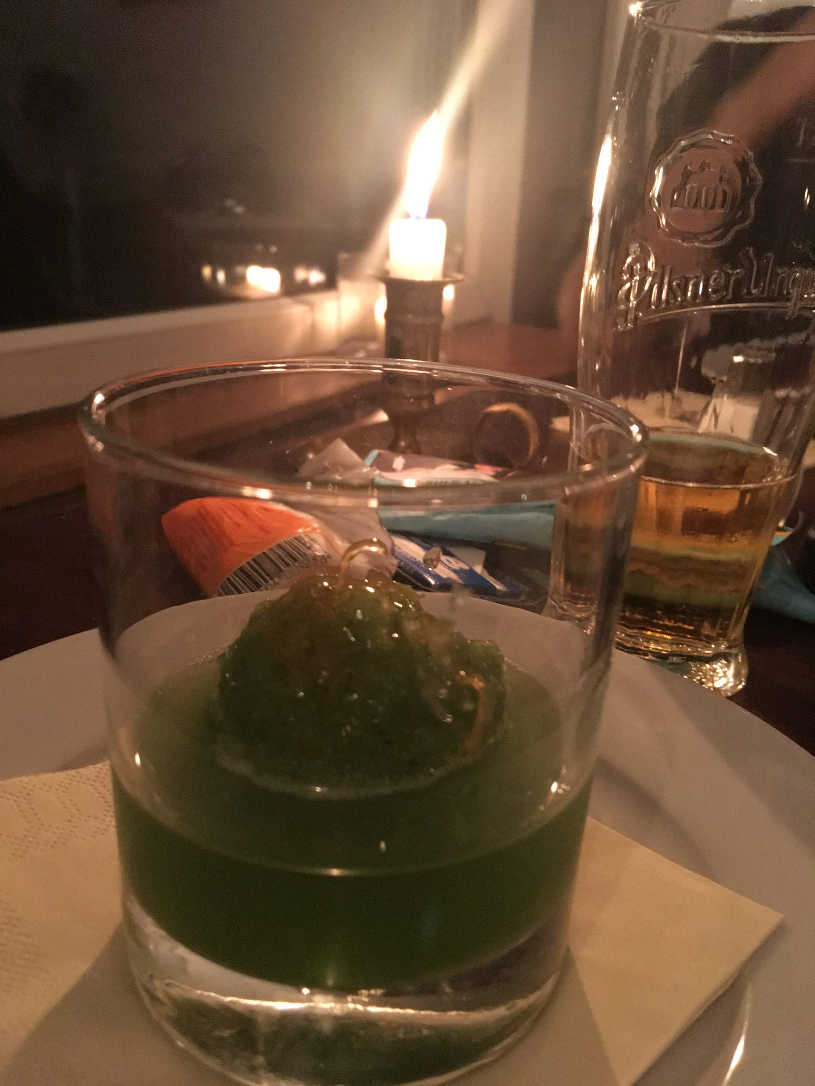 Gin-Gurken-Nachspeise