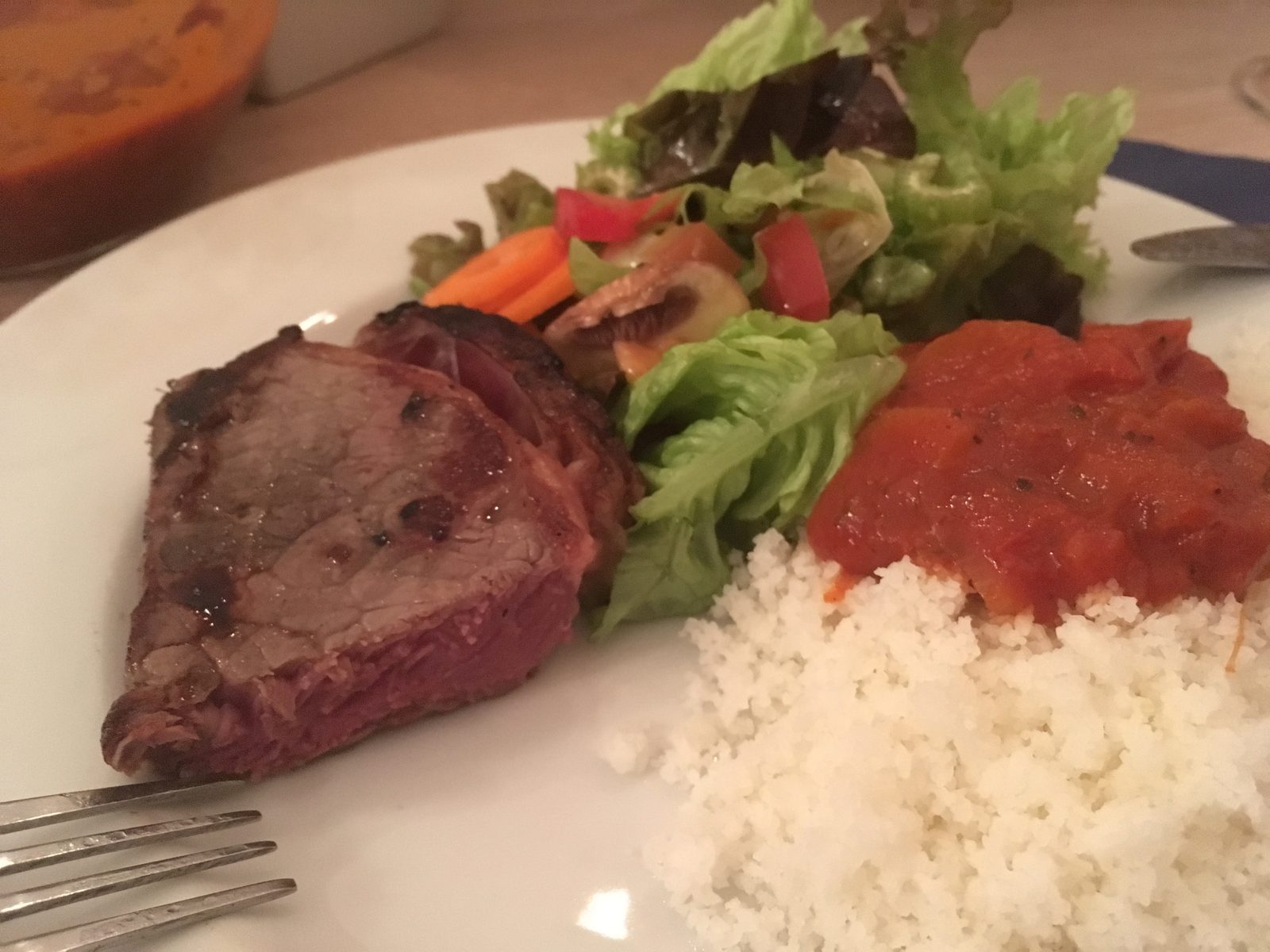 Steak, Krummelpap, Sheeba
