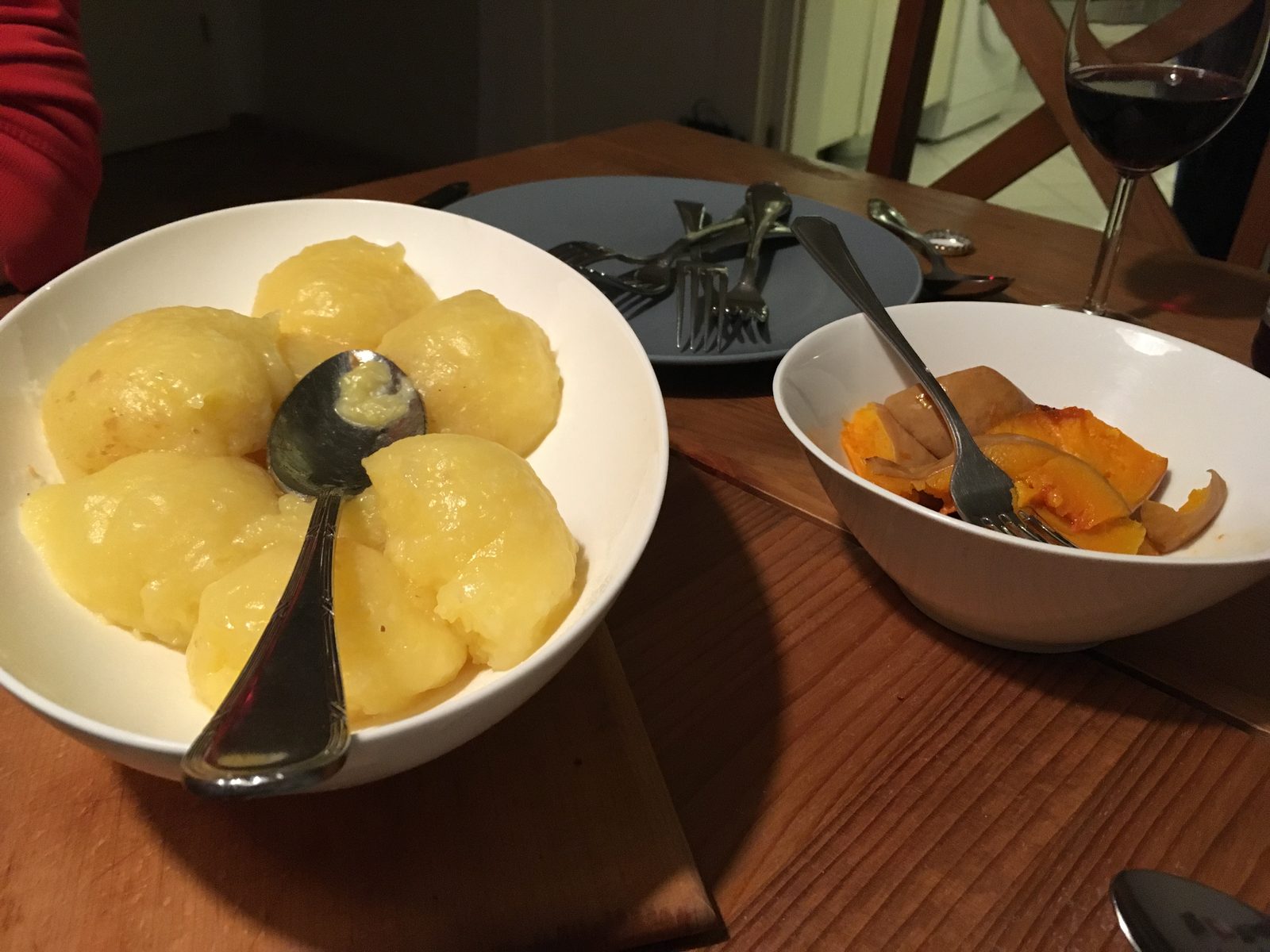 Knödel, Kürbis