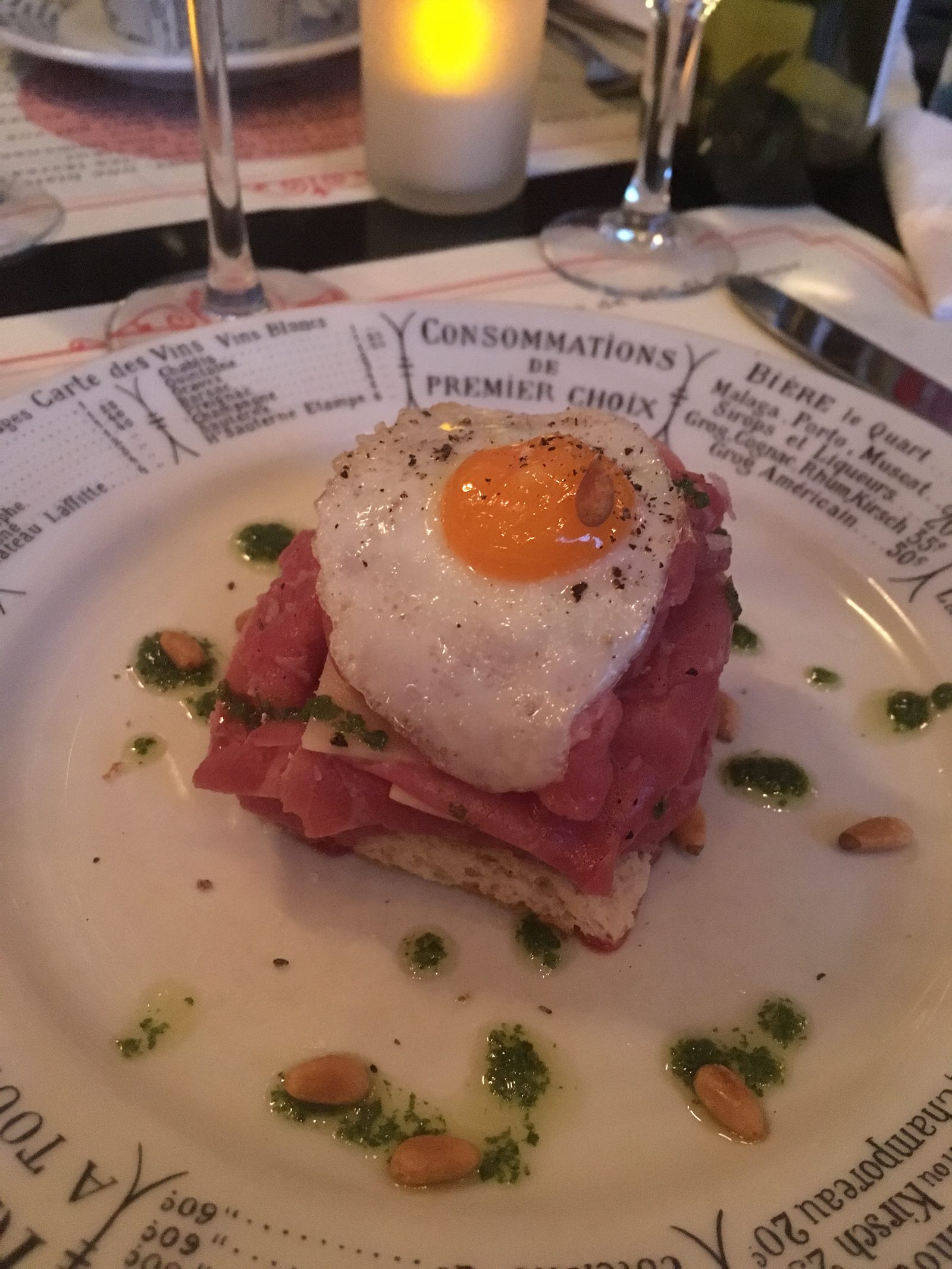 Carpaccio „BRASSERIE LA PROVENCE“