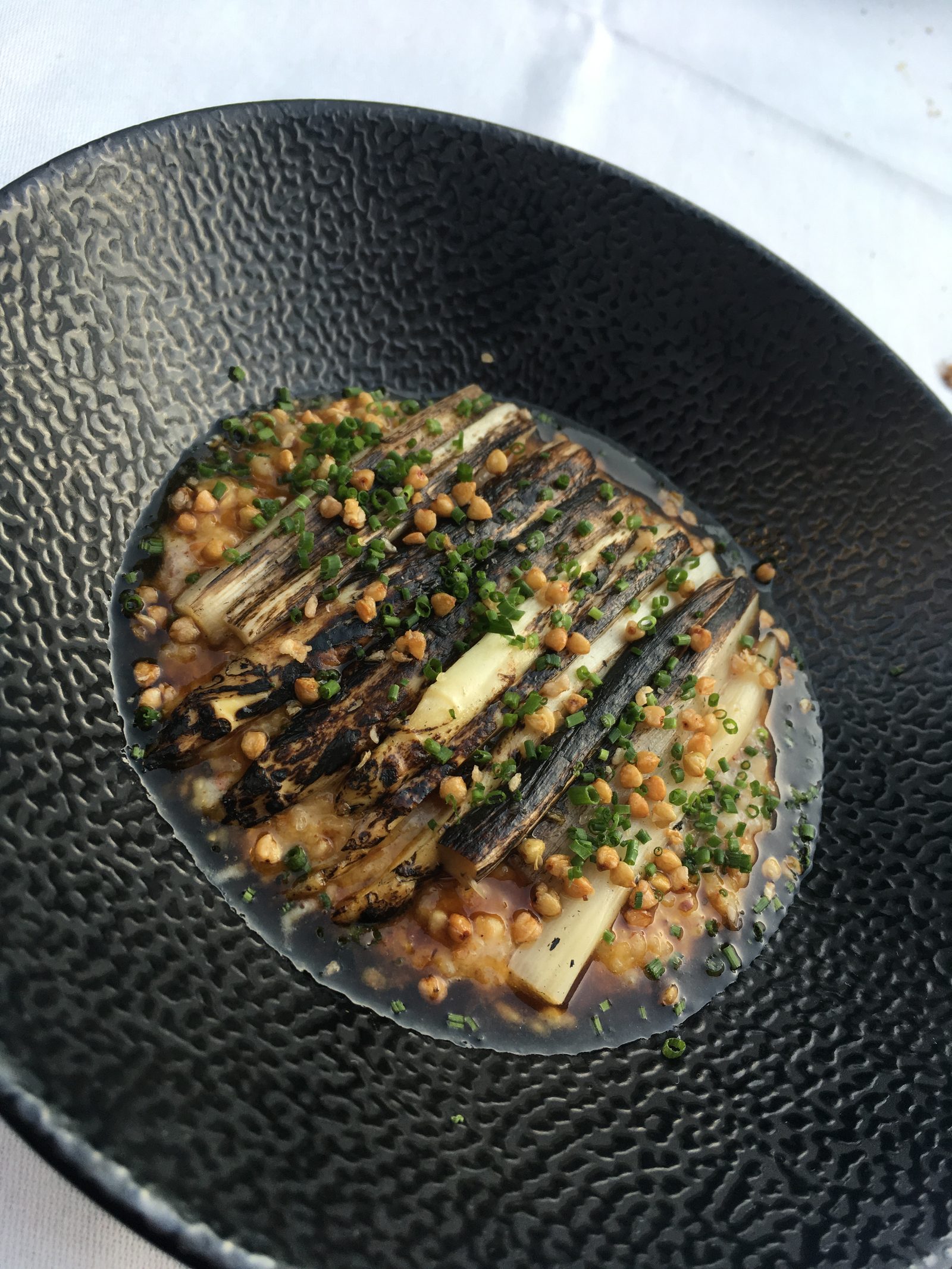 Spargel, Schinenkaramell, Buchweizen