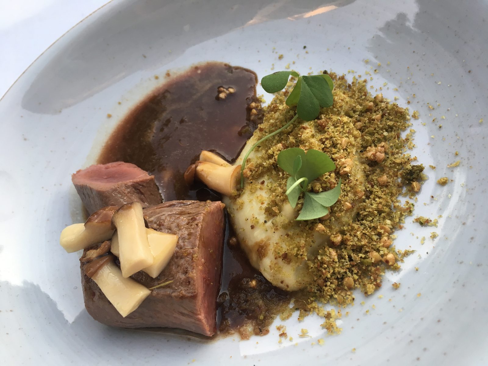 Maibock, Pilze, Fichtensprossen