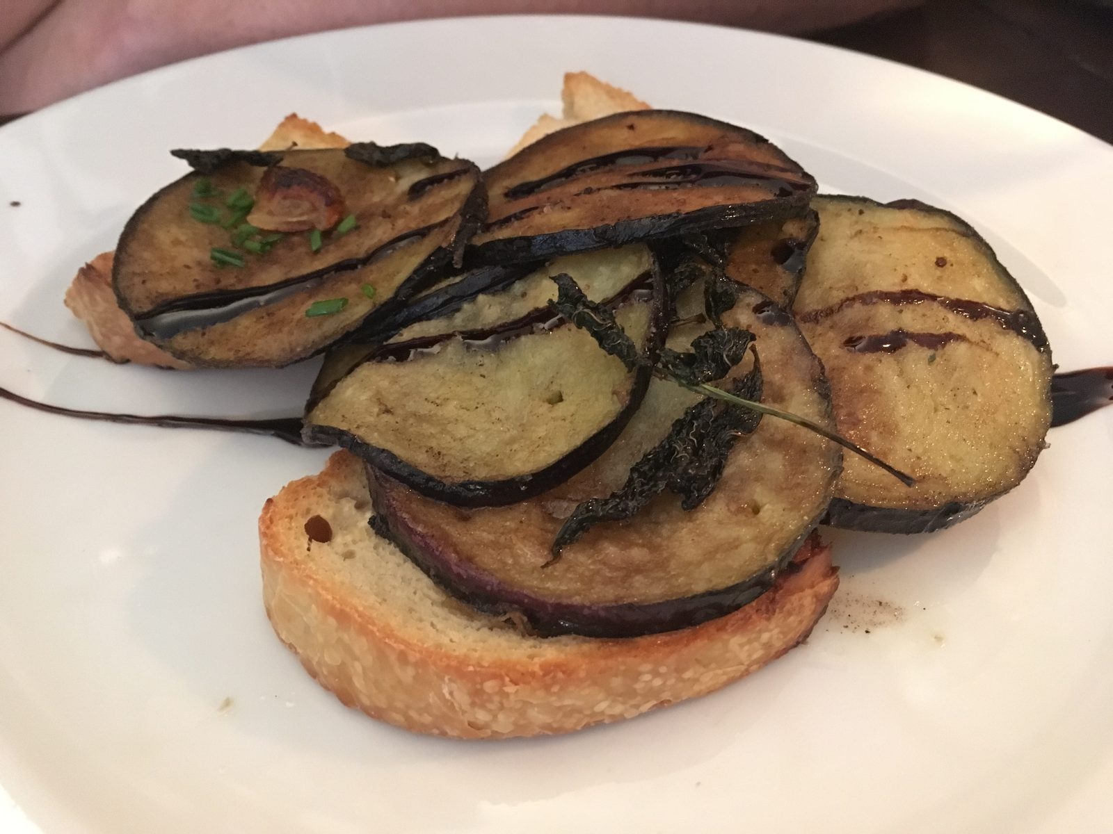 Auberginen-Bruschetta