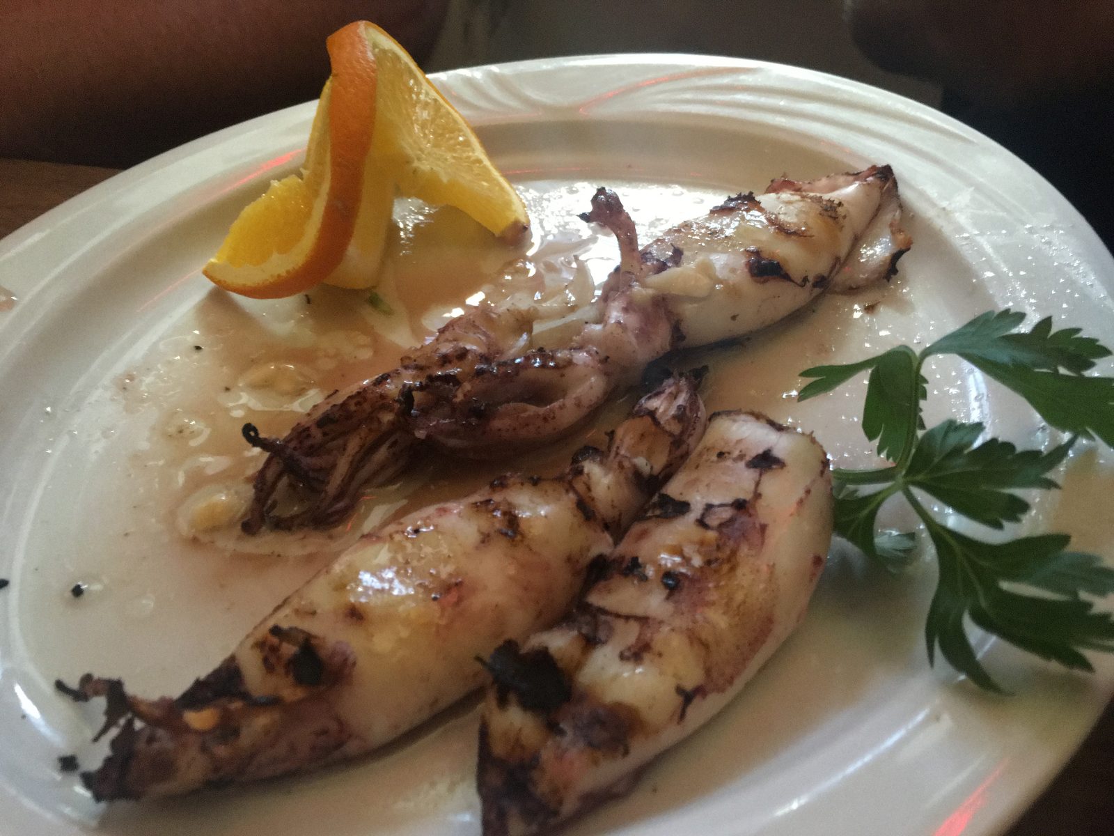 gegrillter Tintenfisch