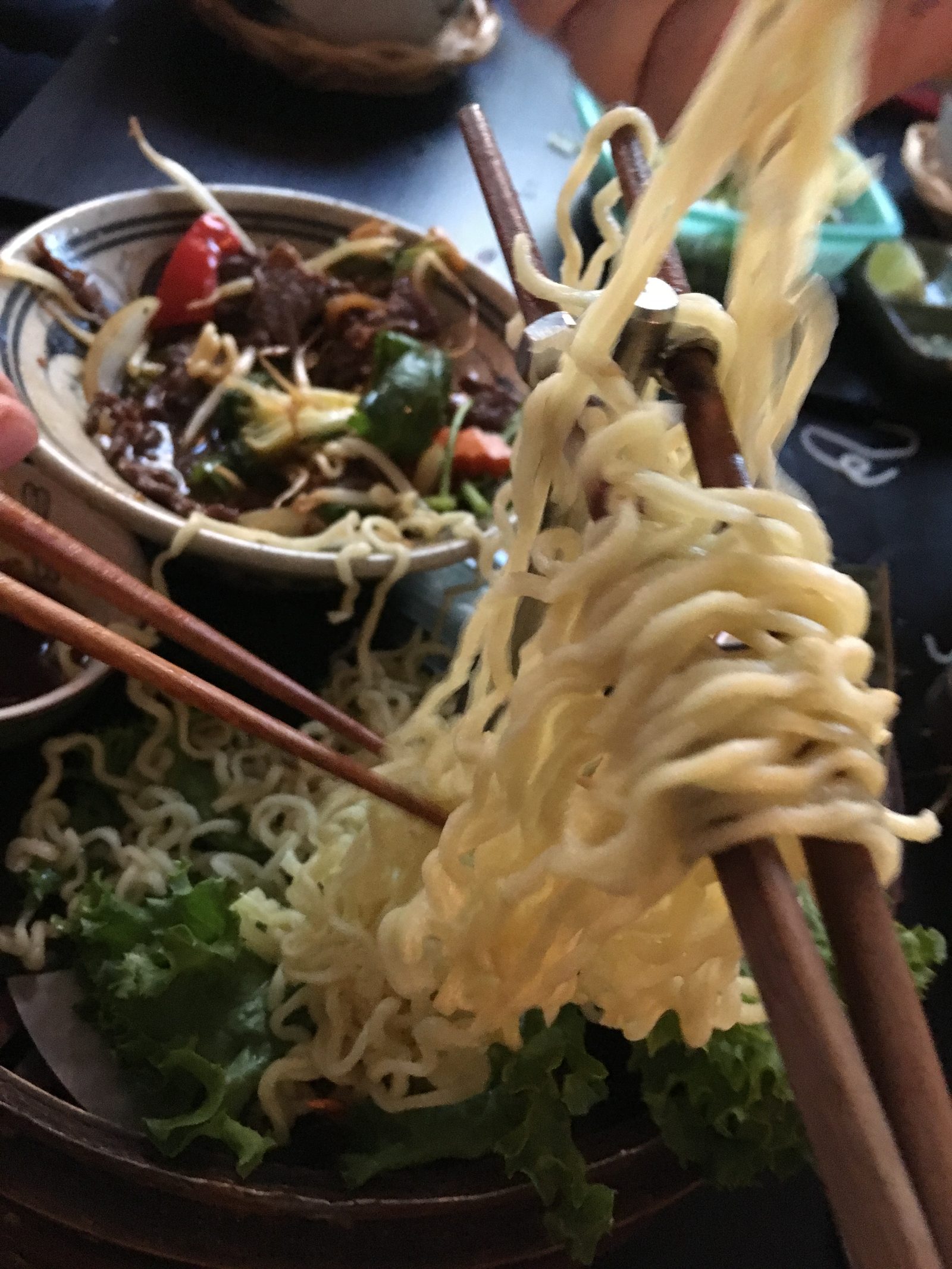Flying Noodles