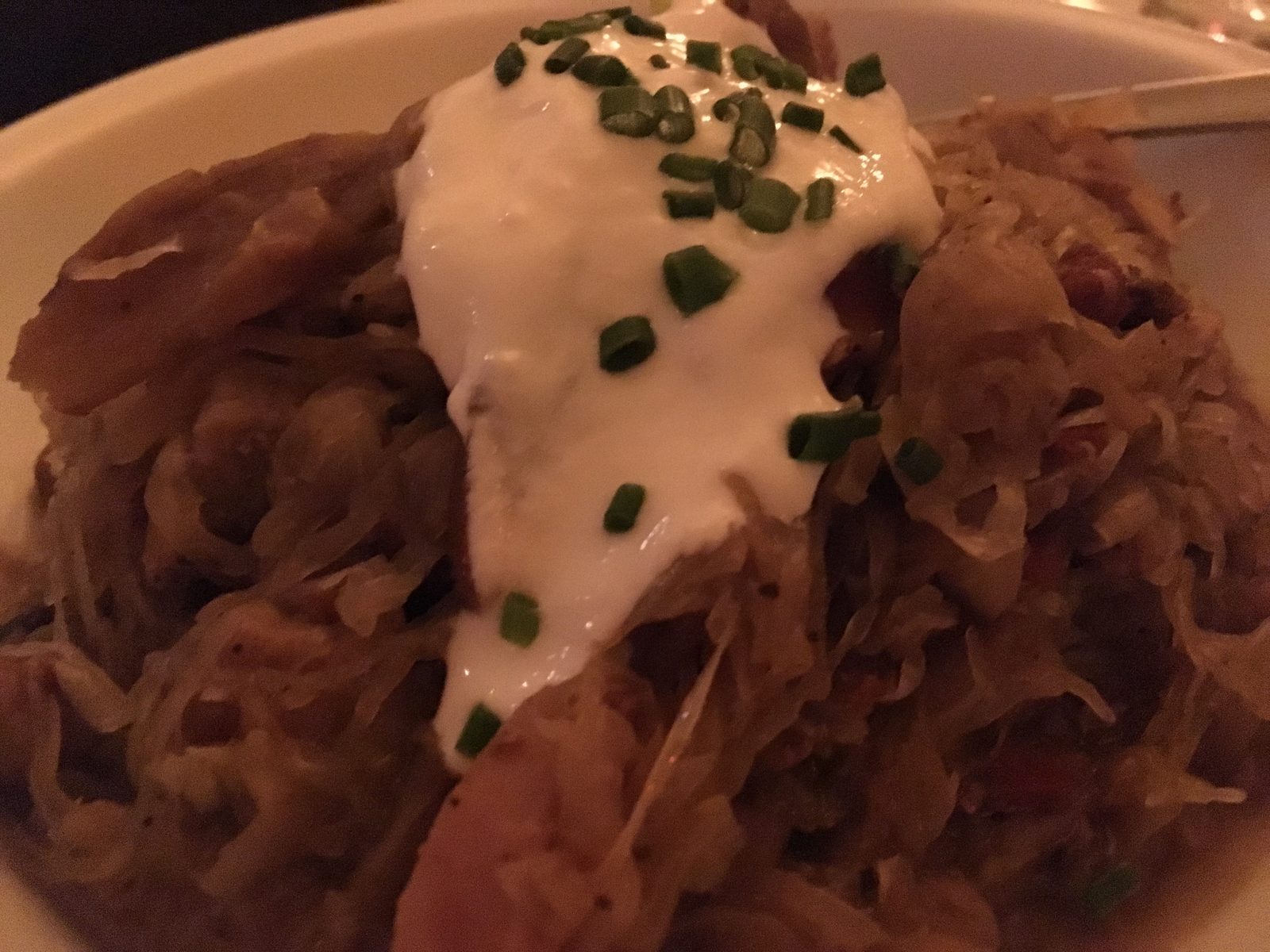 Sauerkraut mit Pilzen