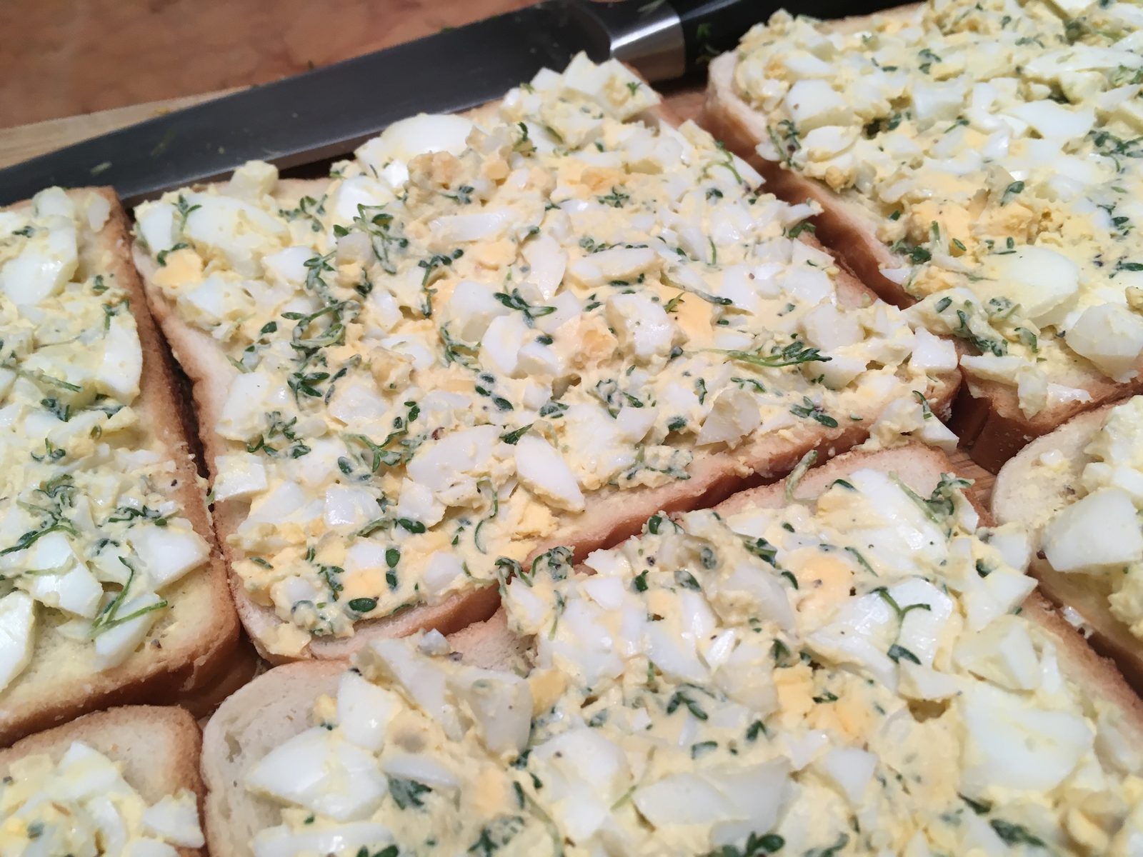 Sandwiches: Egg, Cress & Mayonnaise
