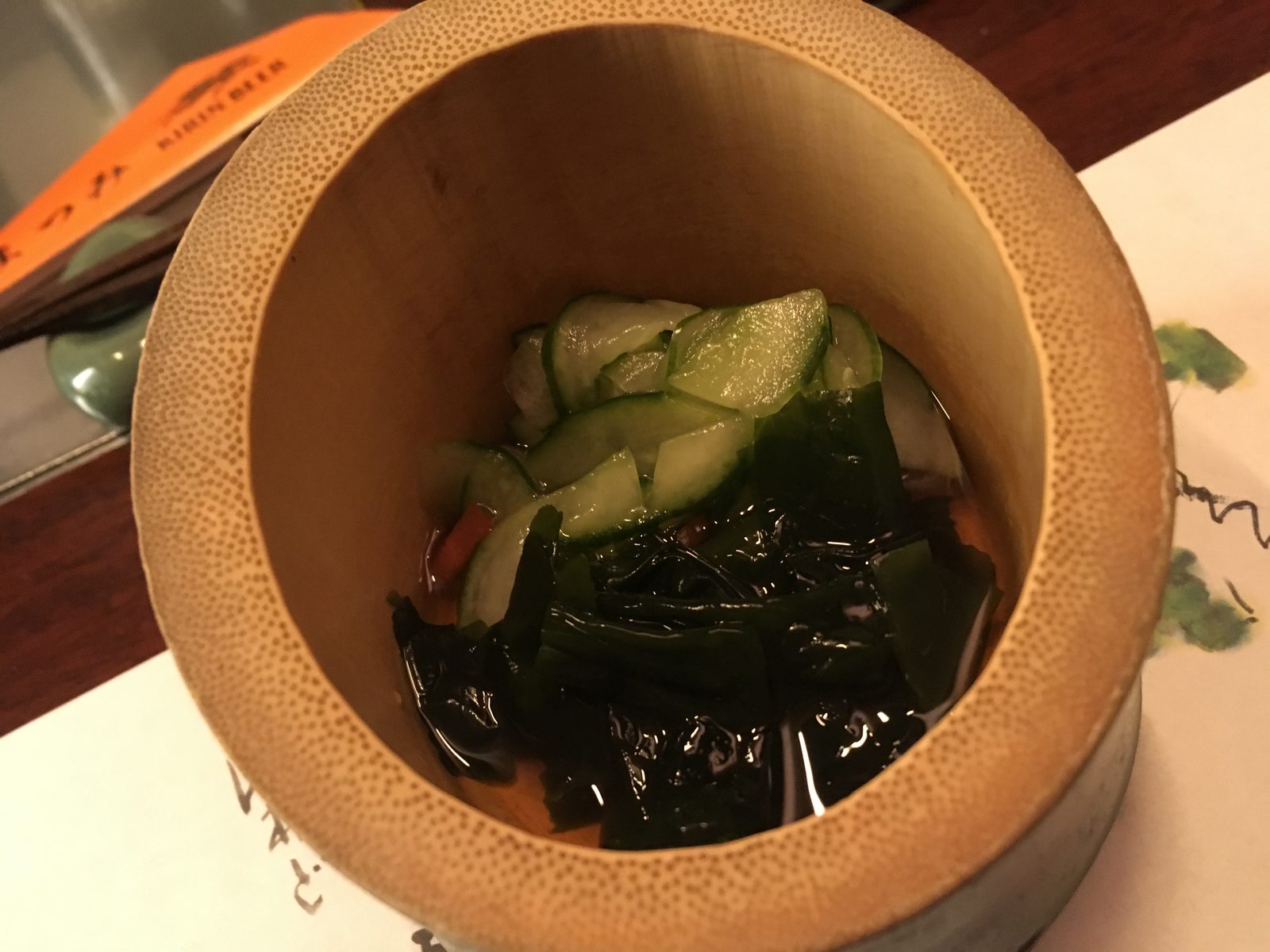 Gurken-Seetangsalat