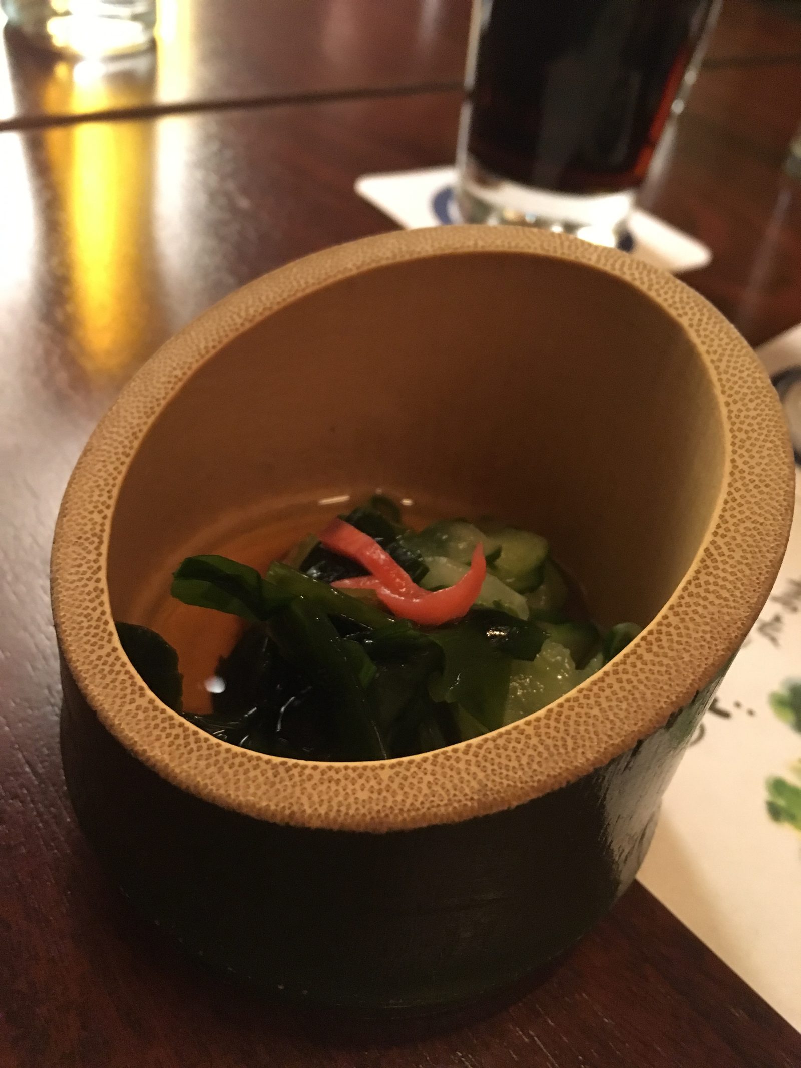 Gurken-Seetangsalat