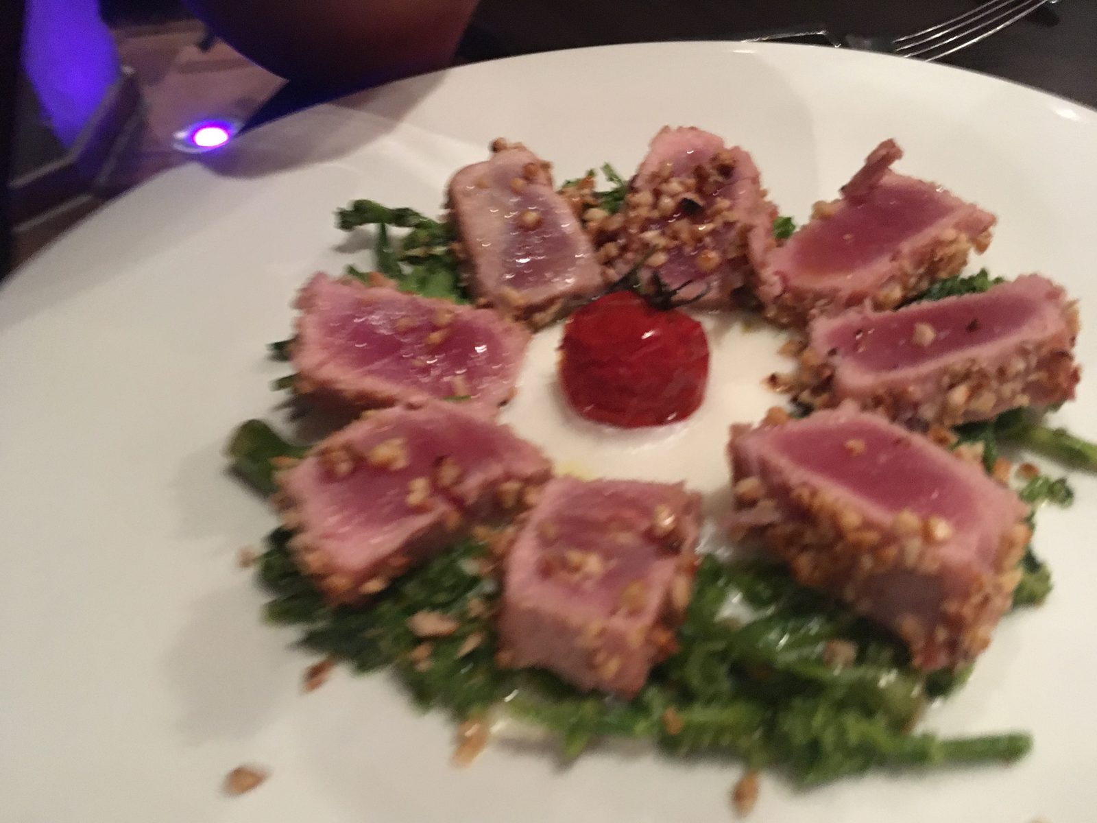 Thunfisch mit Nüssen
