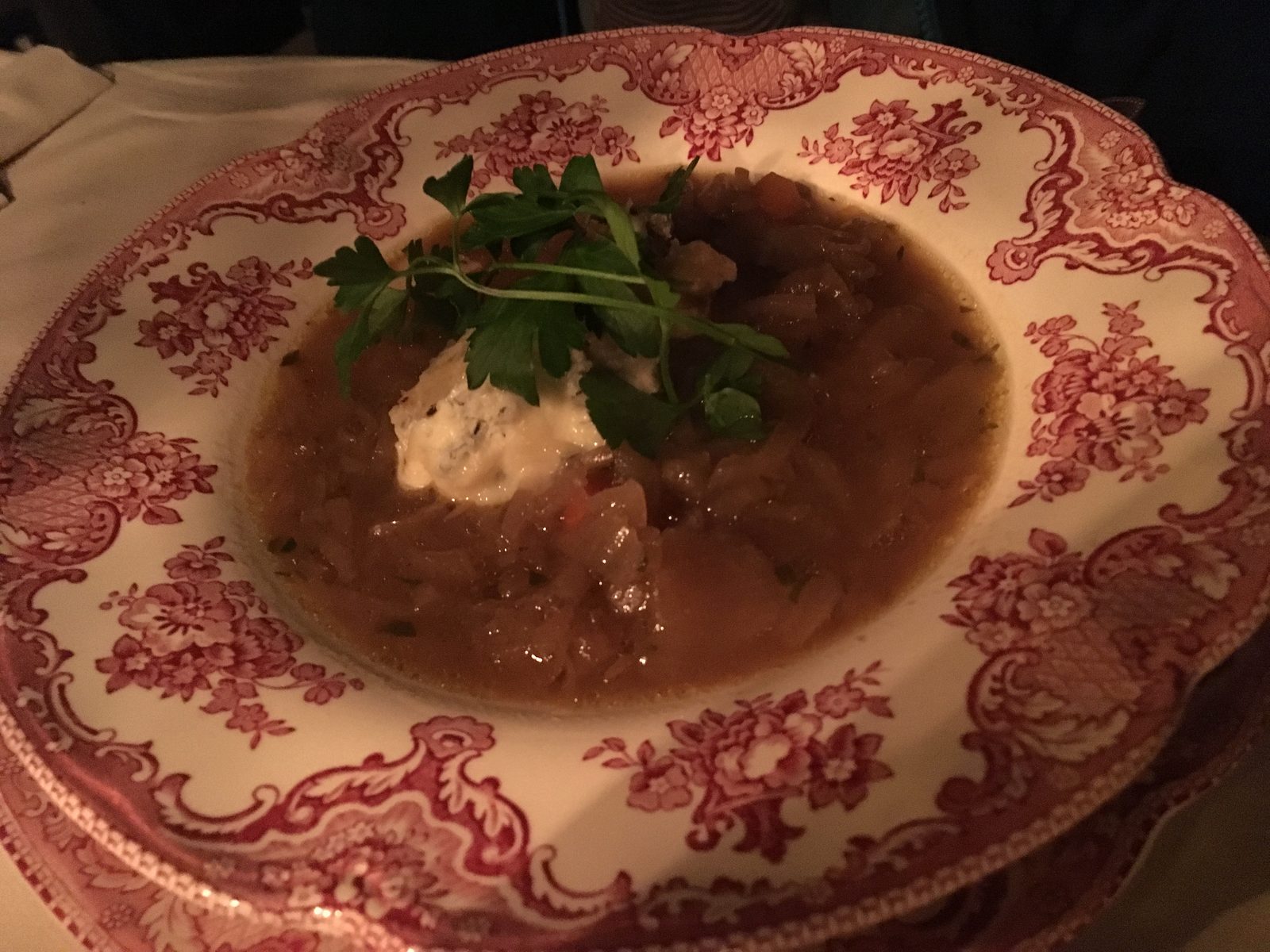 Zwiebelsuppe