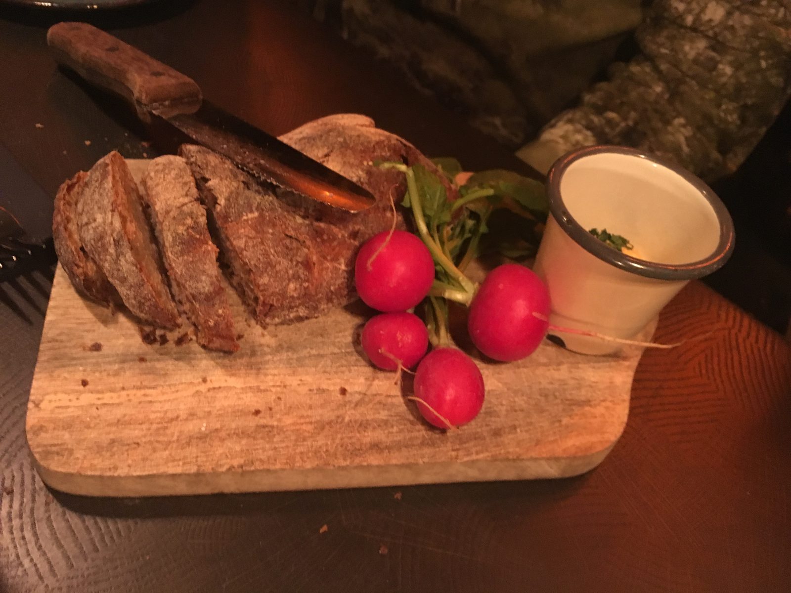 Brot, Radieschen