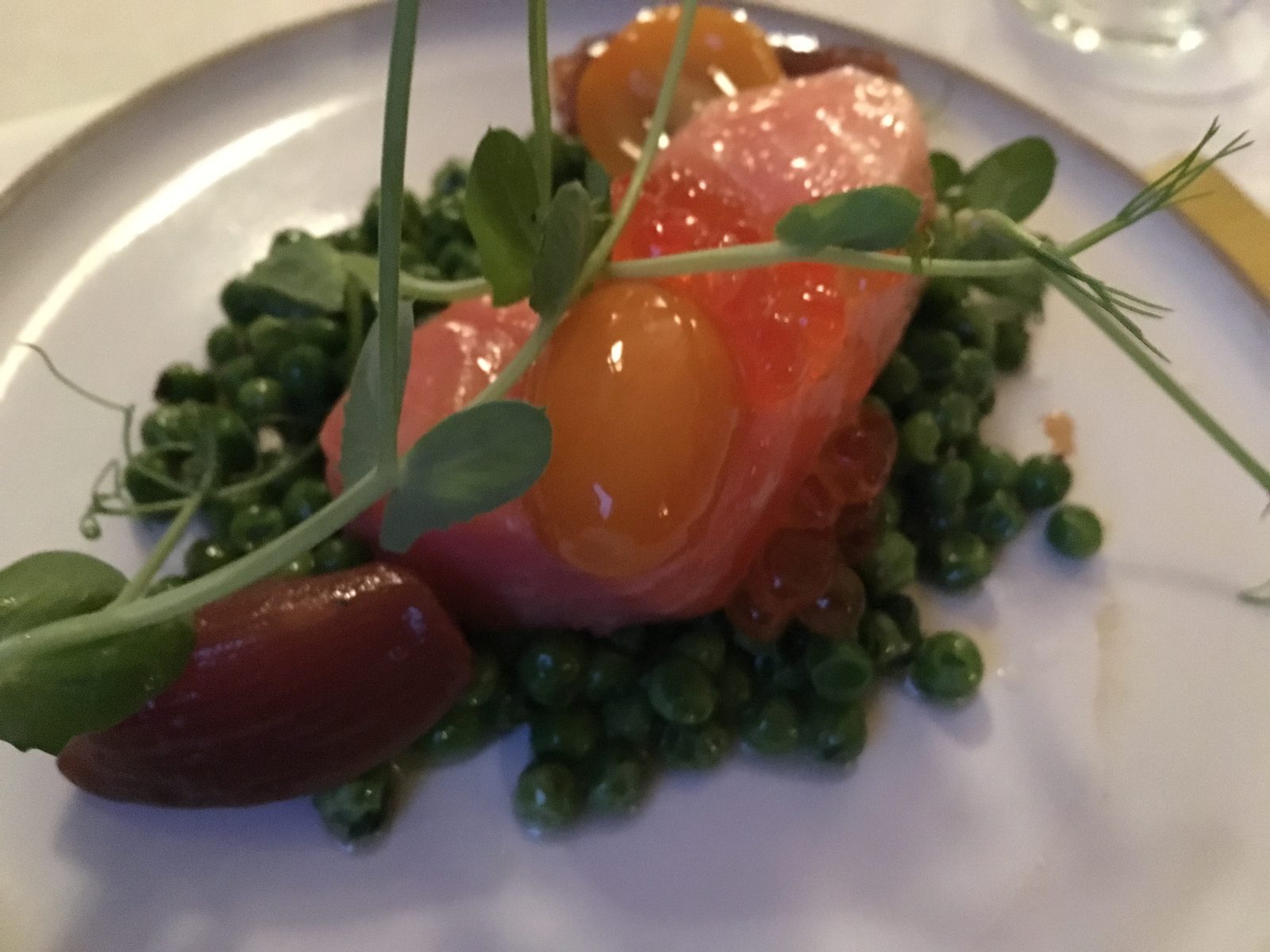 Lachs & Erbsen