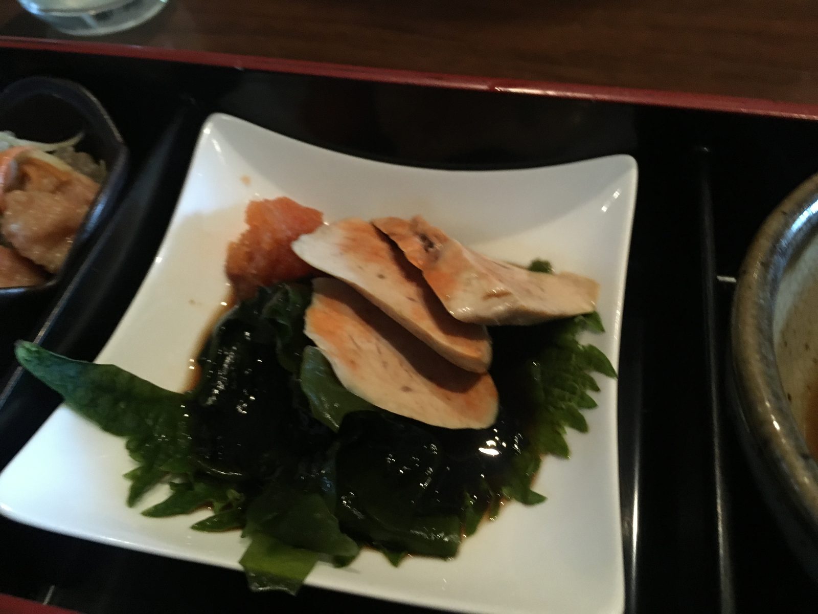 Fischleber in Bento Box