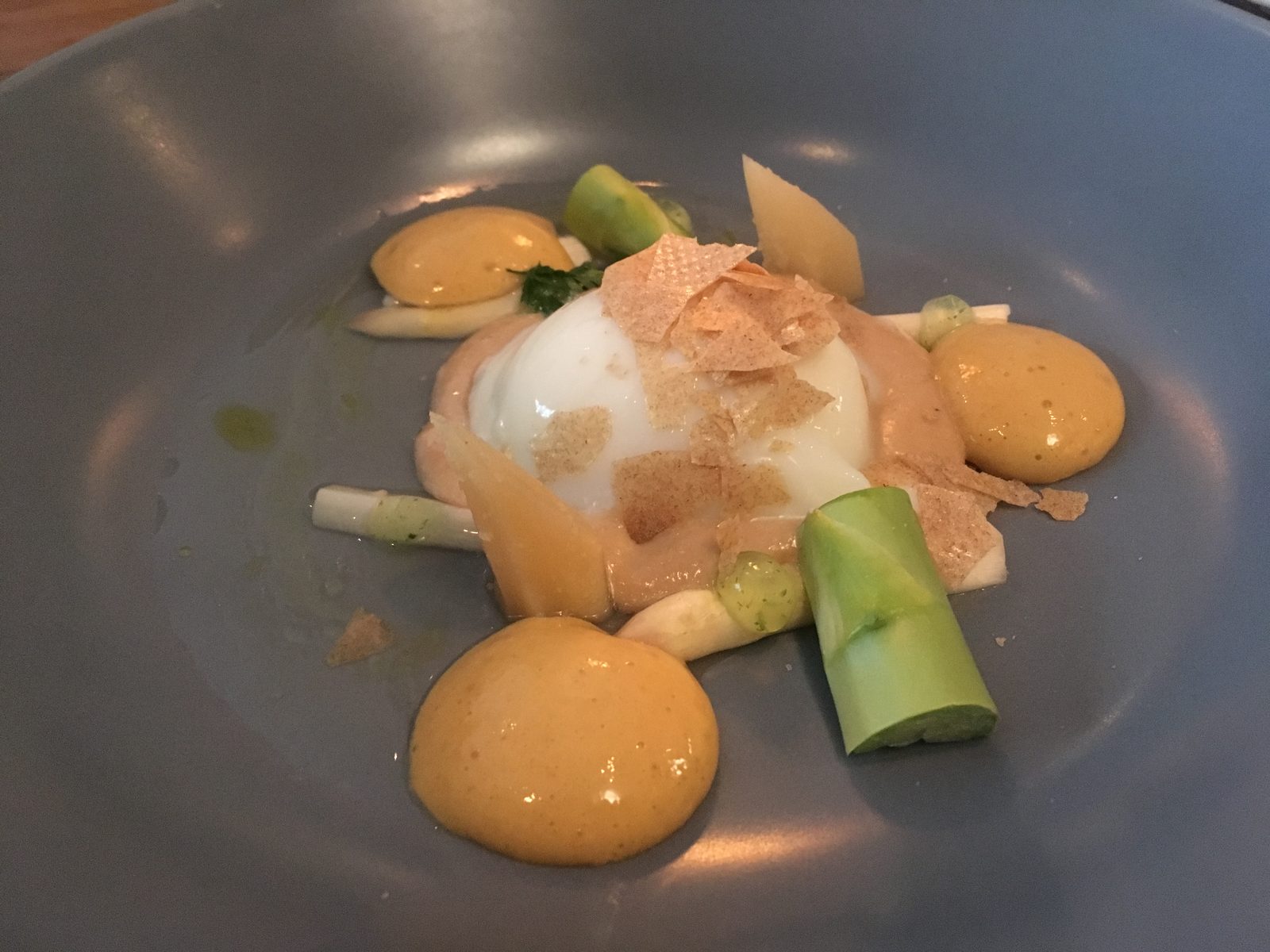 Spargel, Onsen Ei, Japanische Hollandaise