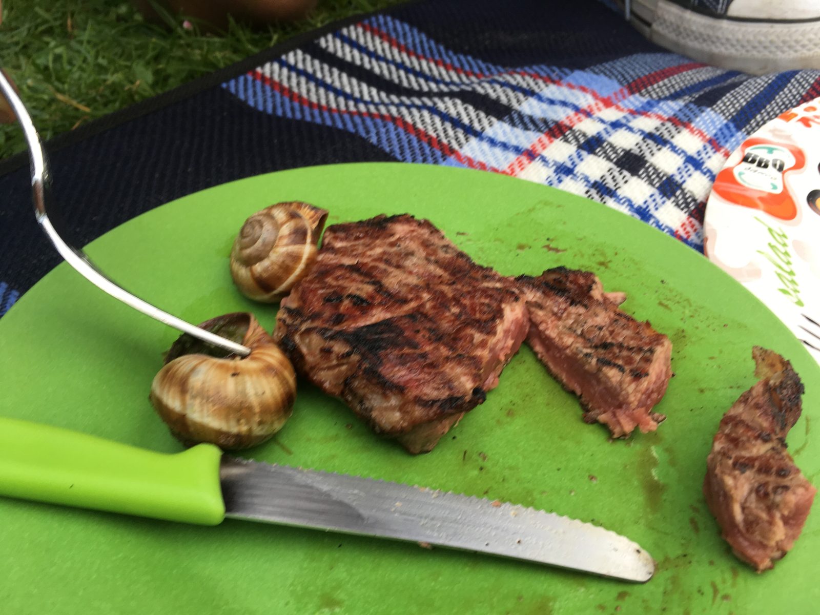 Schnecken, Steak