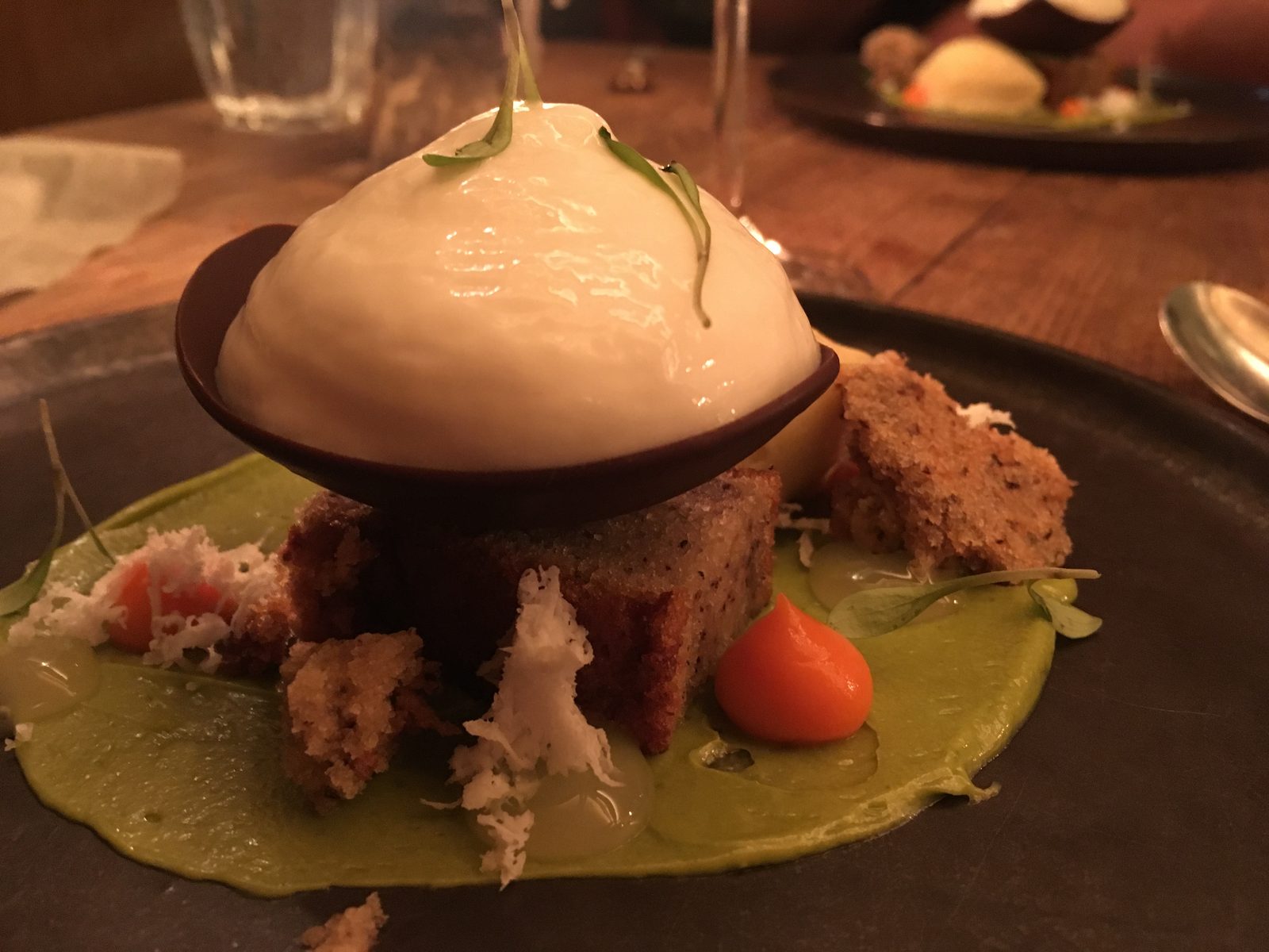 Bananenbrot + crème