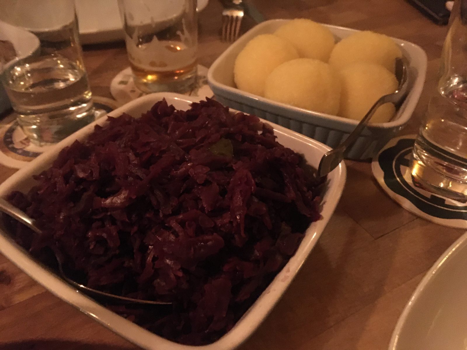 Rotkohl, Klöße