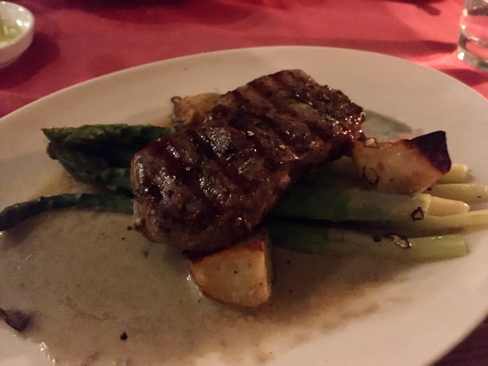 Rind mit Spargel