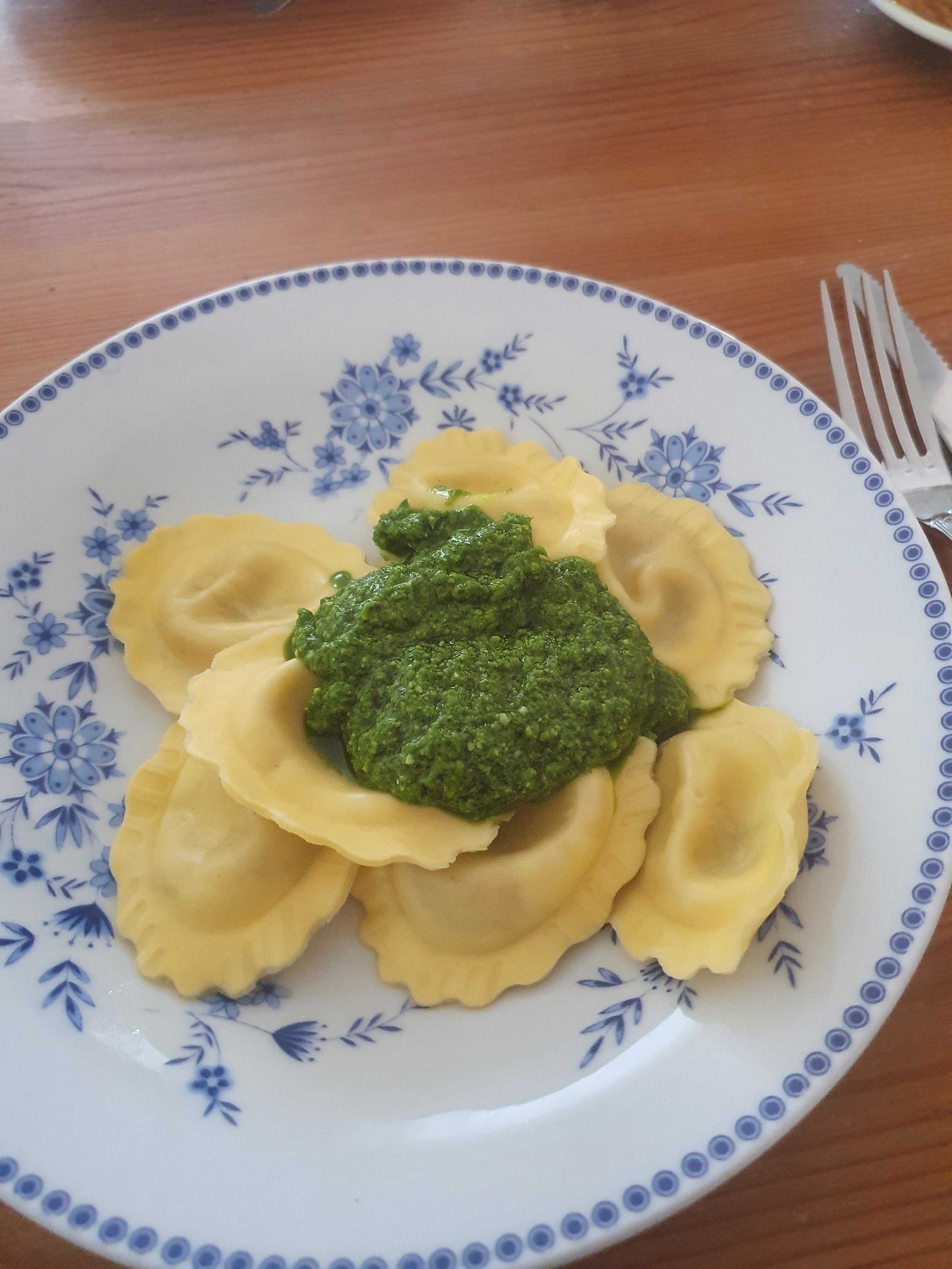 Nudeln mit Bärlauchpesto
