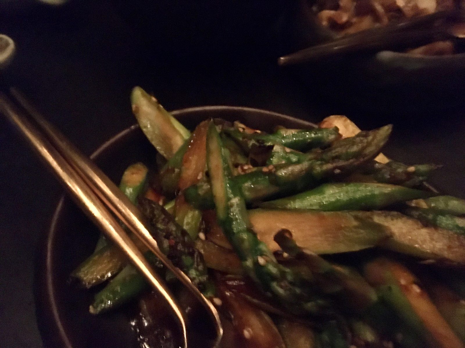 grüner Spargel