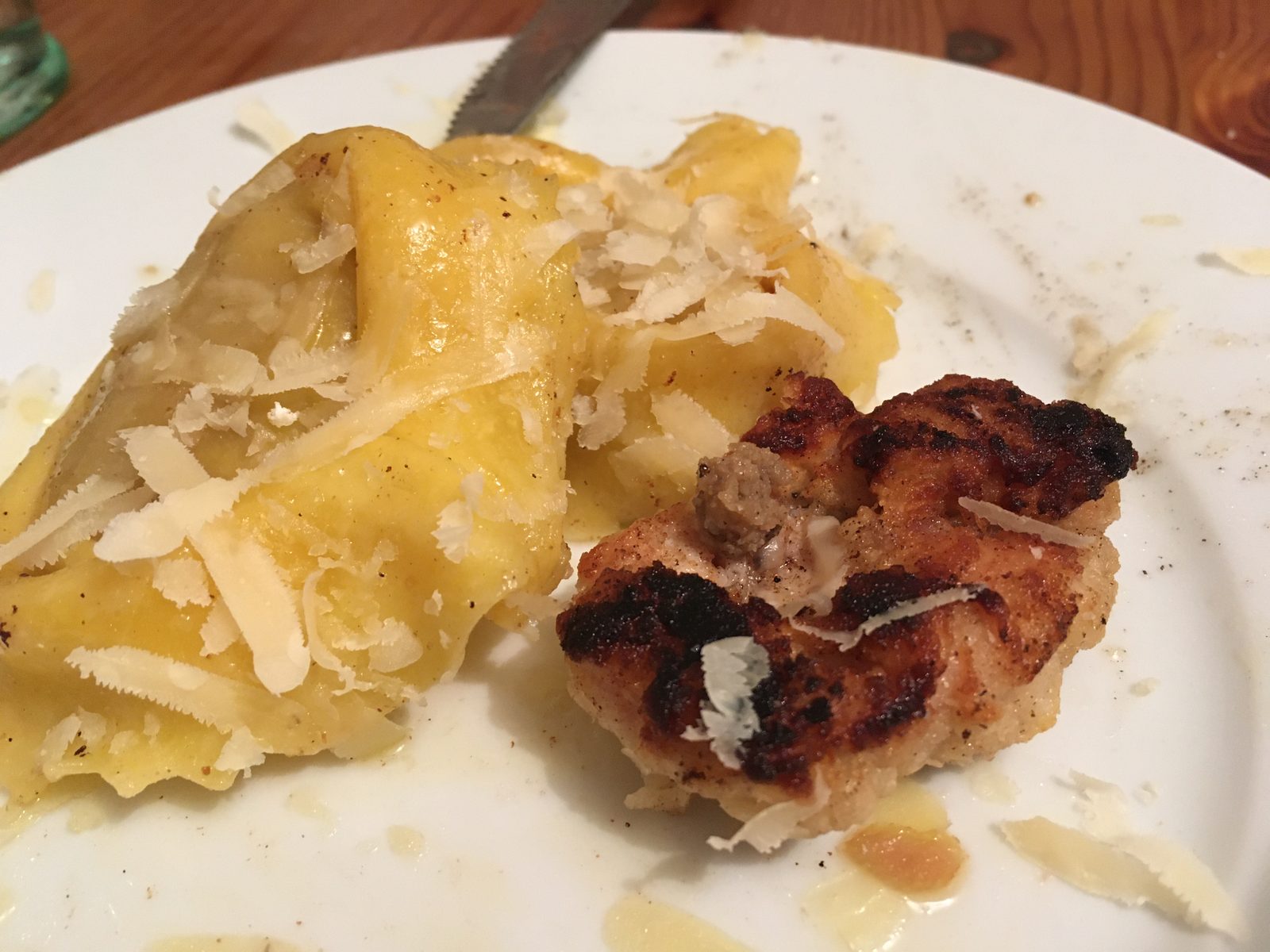 Tortelloni und Bregen?