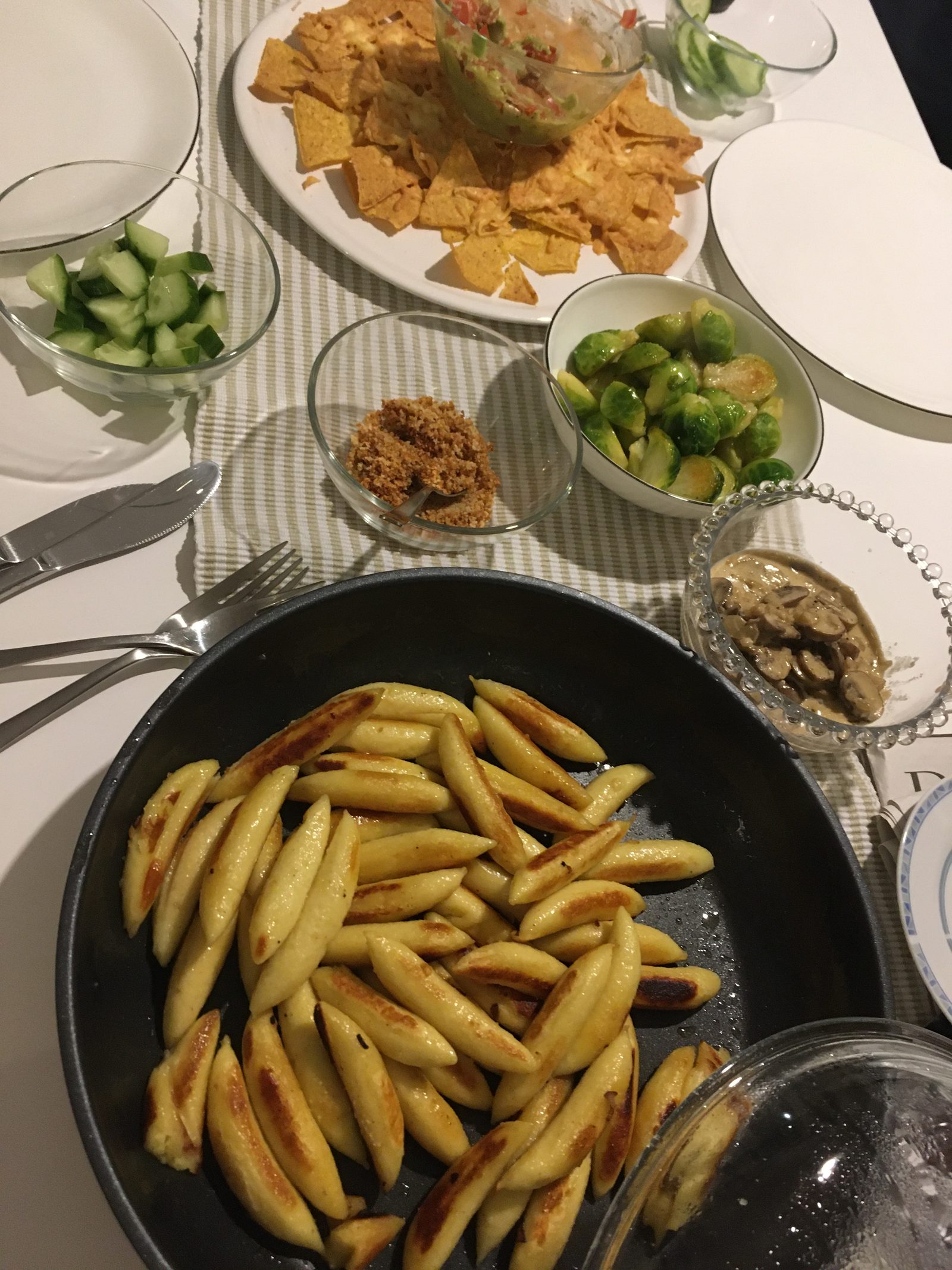 Schupfnudeln, Nachos