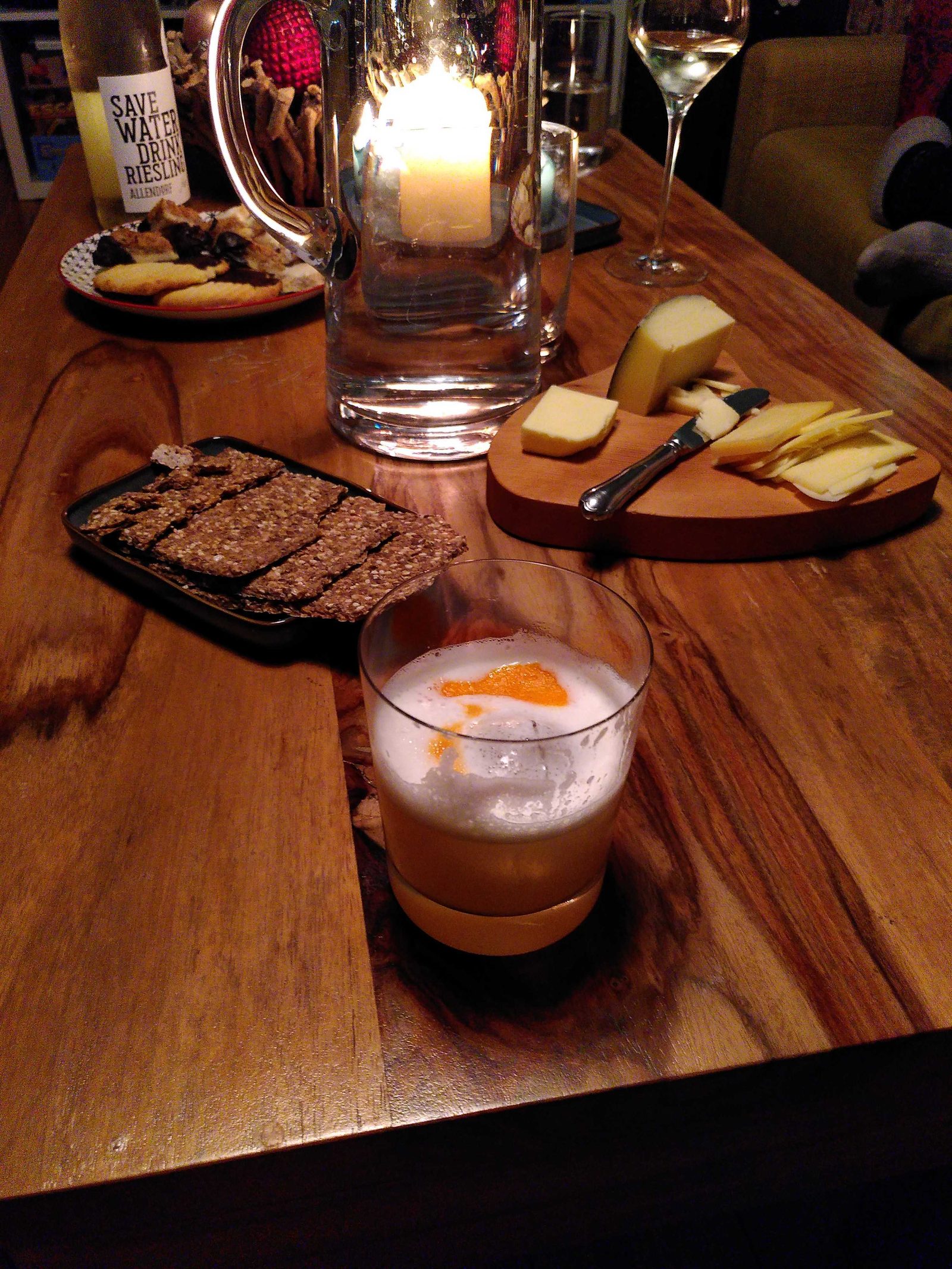 Cocktail, Käse & Cracker