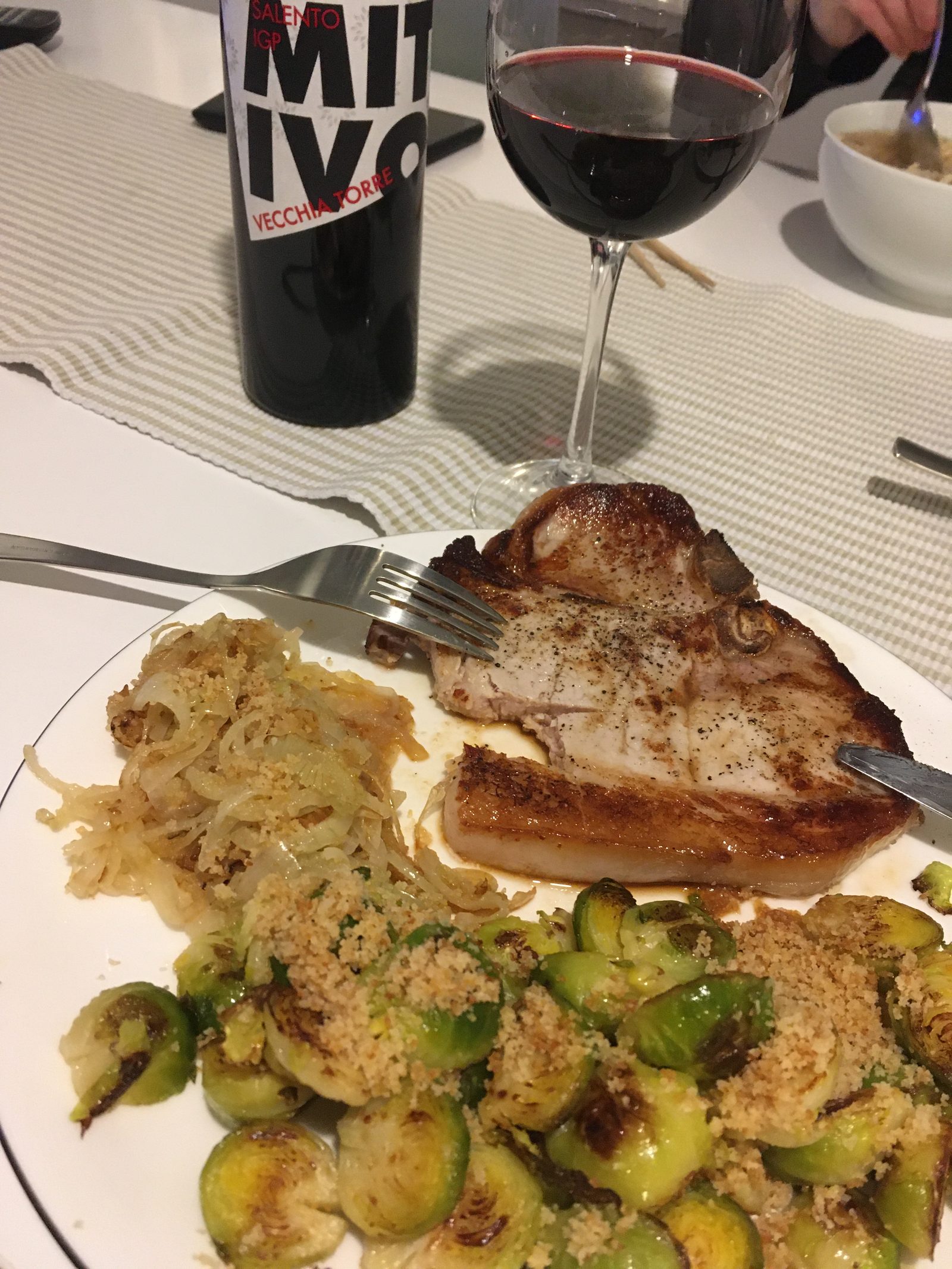 Kotelett, Wein