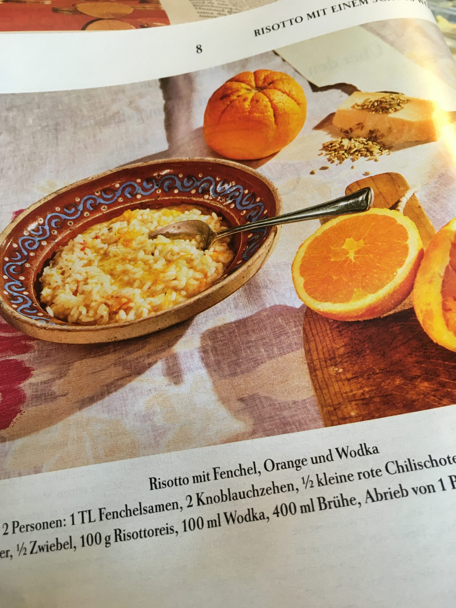Risotto mit Fenchel Rezept