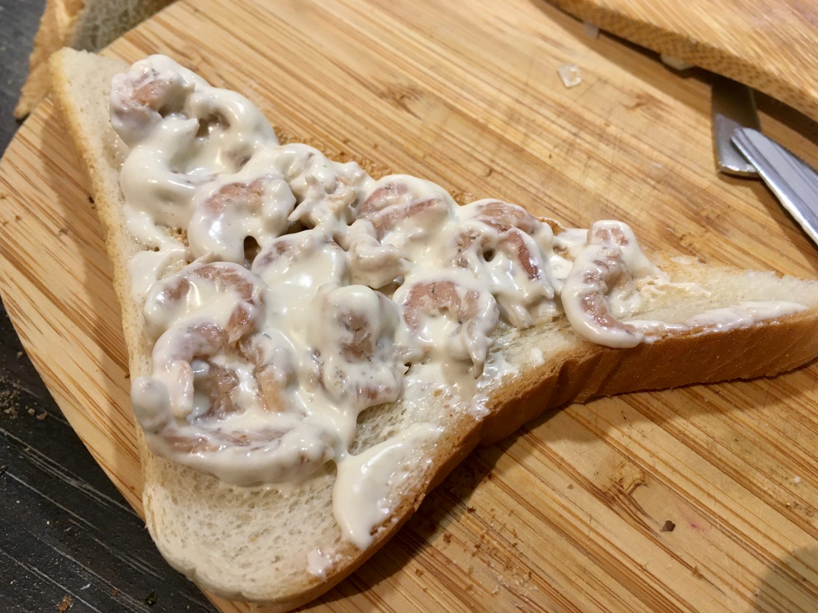 Krabbensalatsandwich