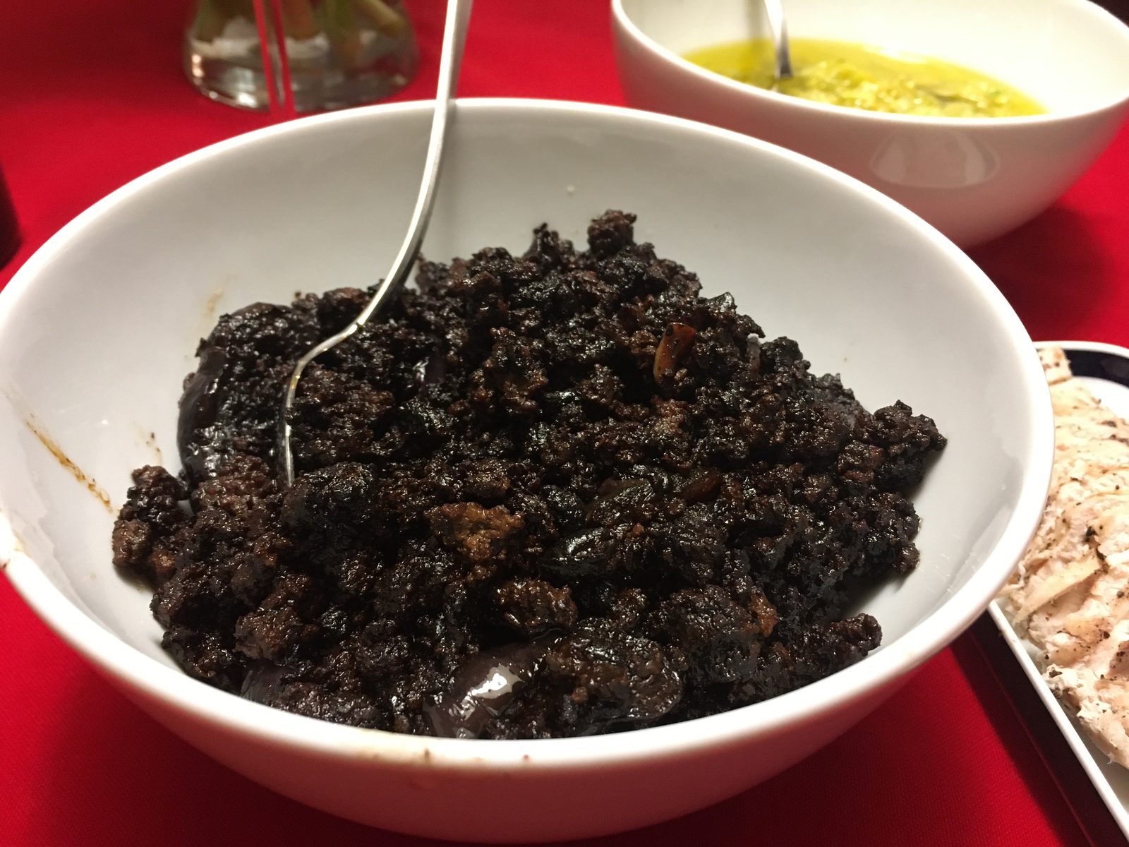Aubergine mit schwarzer Bohnensauce