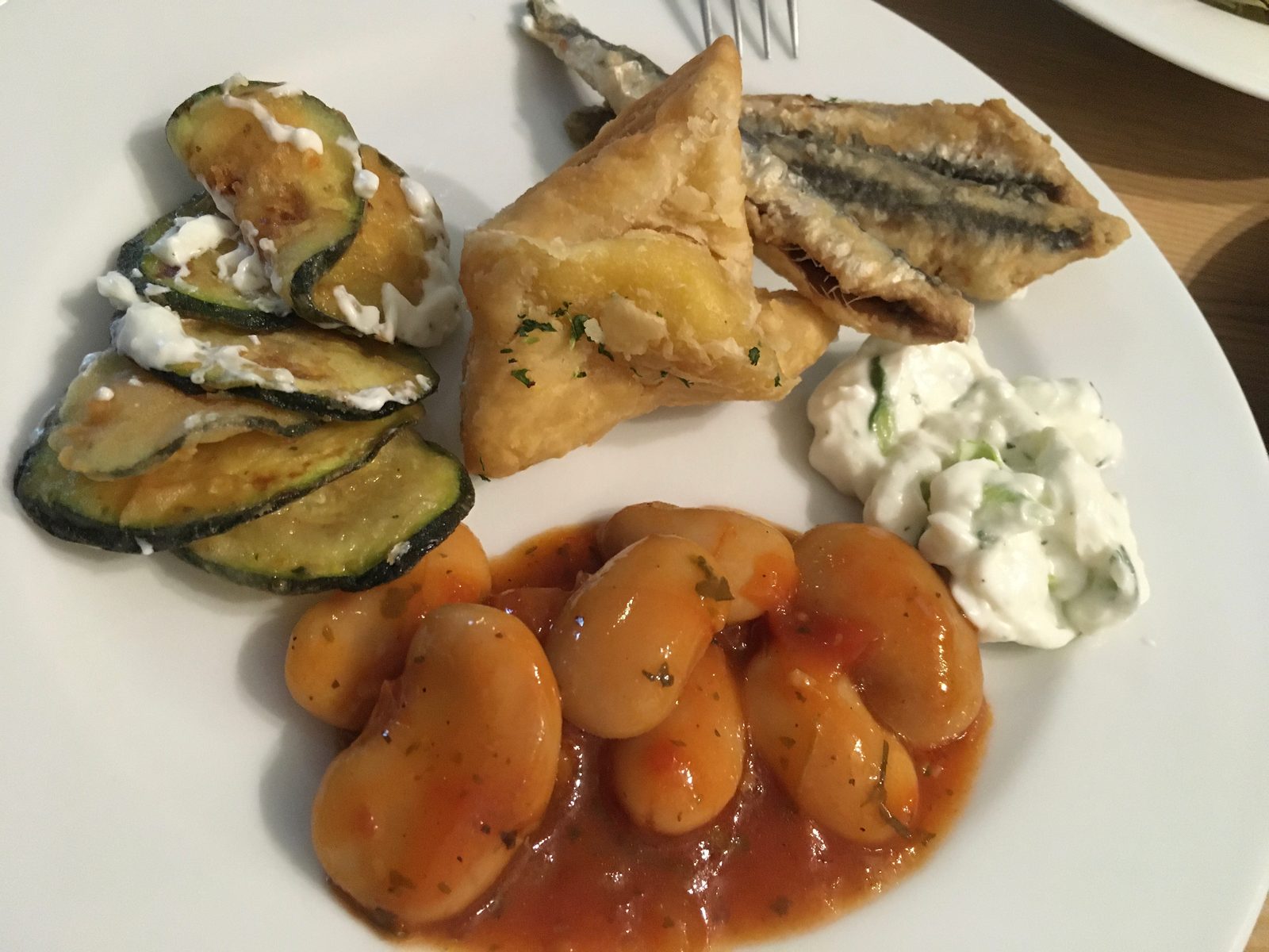 Zucchini, Sardine, Gigantes, …