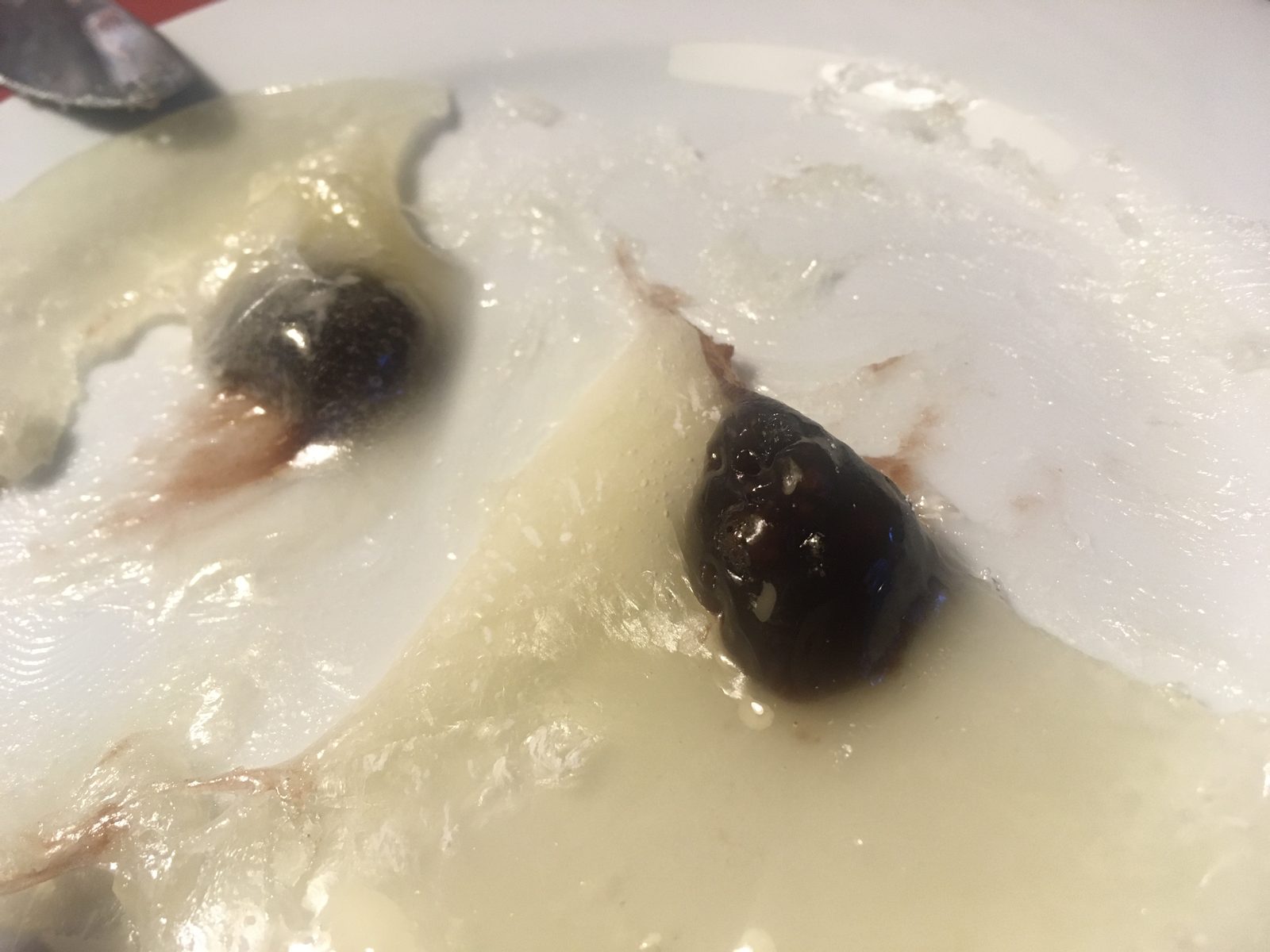 Asia-Nachtischklöße, zerlaufen
