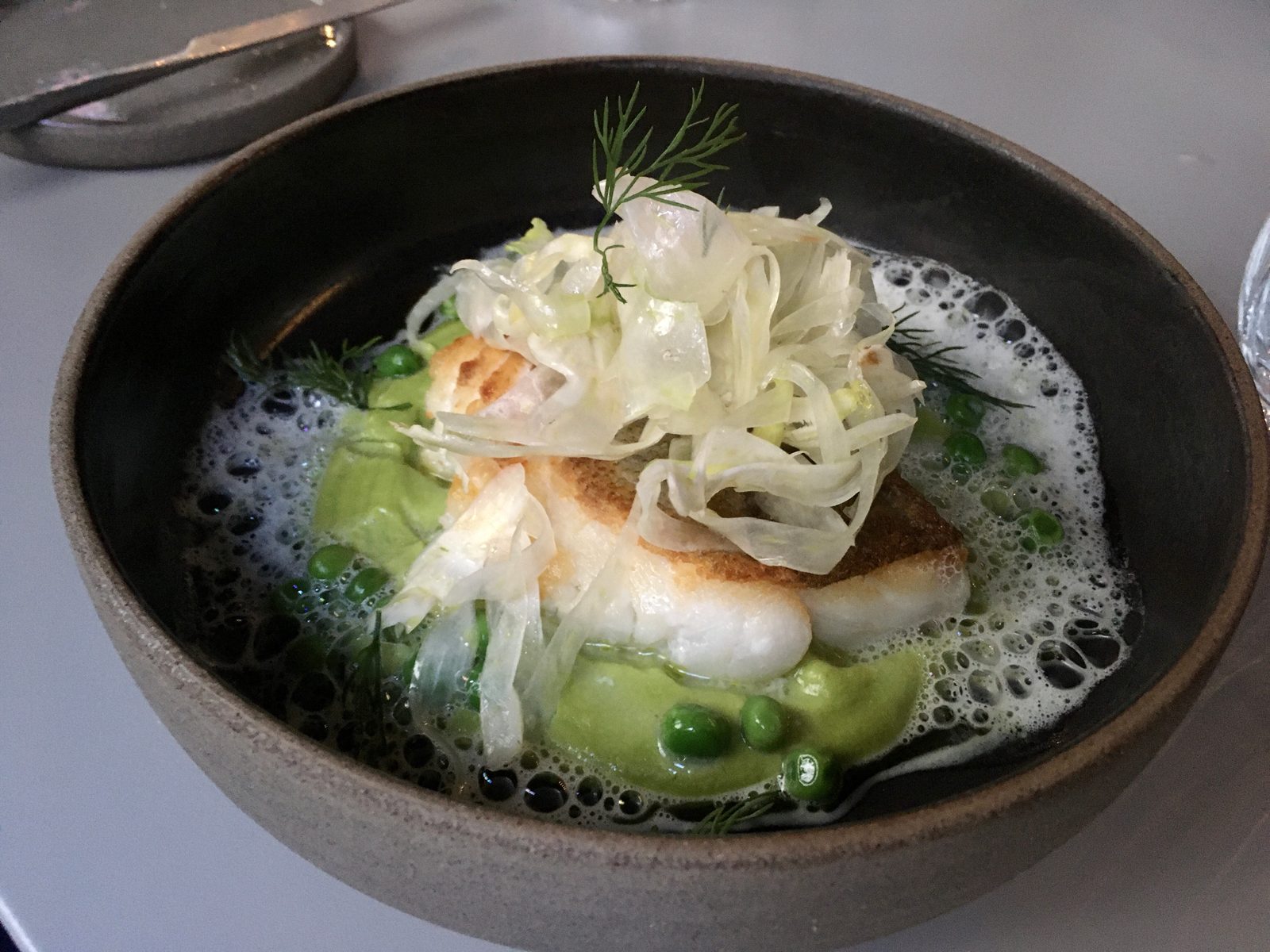 Nordsee Steinbutt
Erbse / Fenchel / Beure Blanc / Seiblingskaviar
