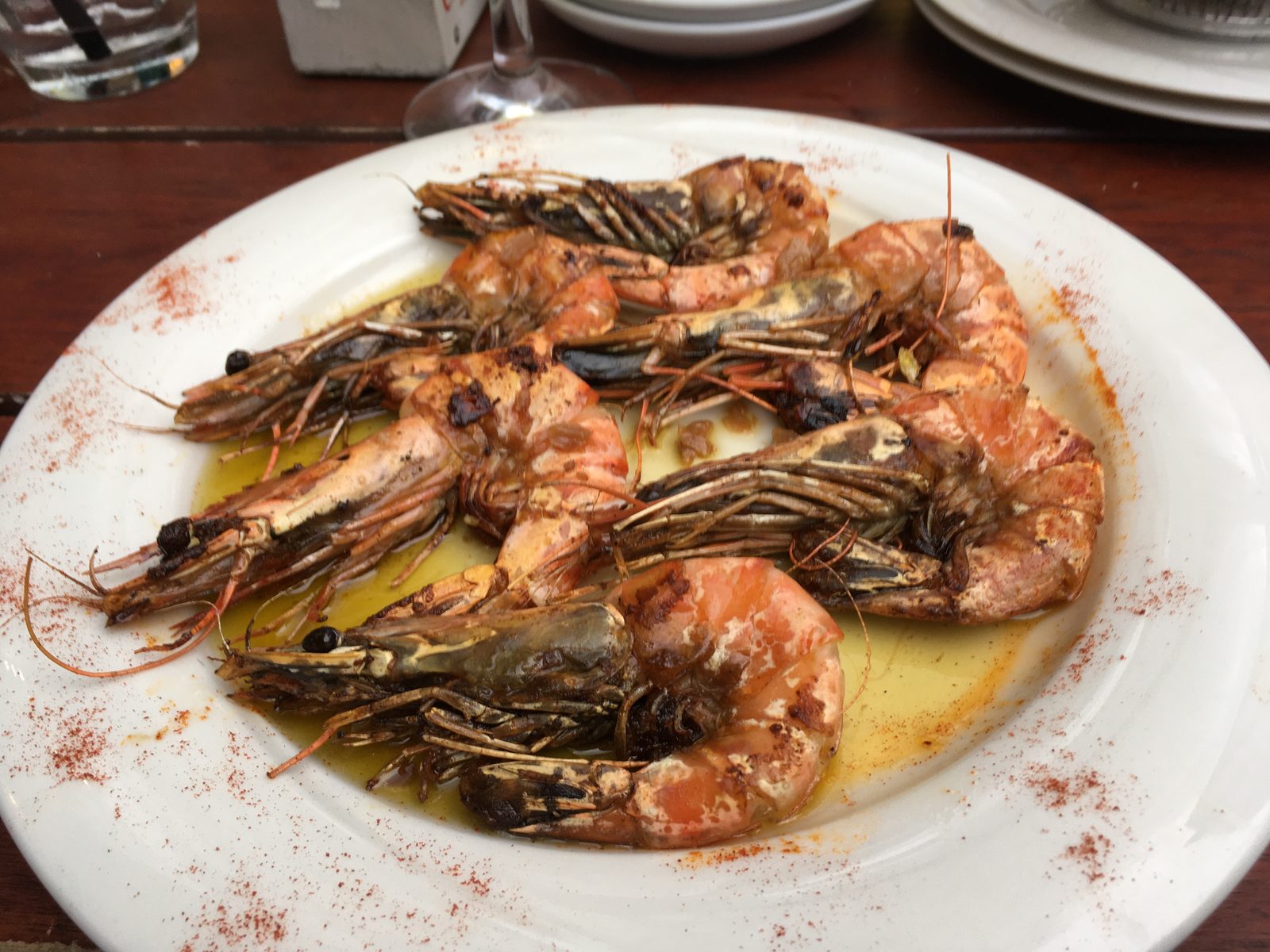 Gambas in Knoblauchsauce