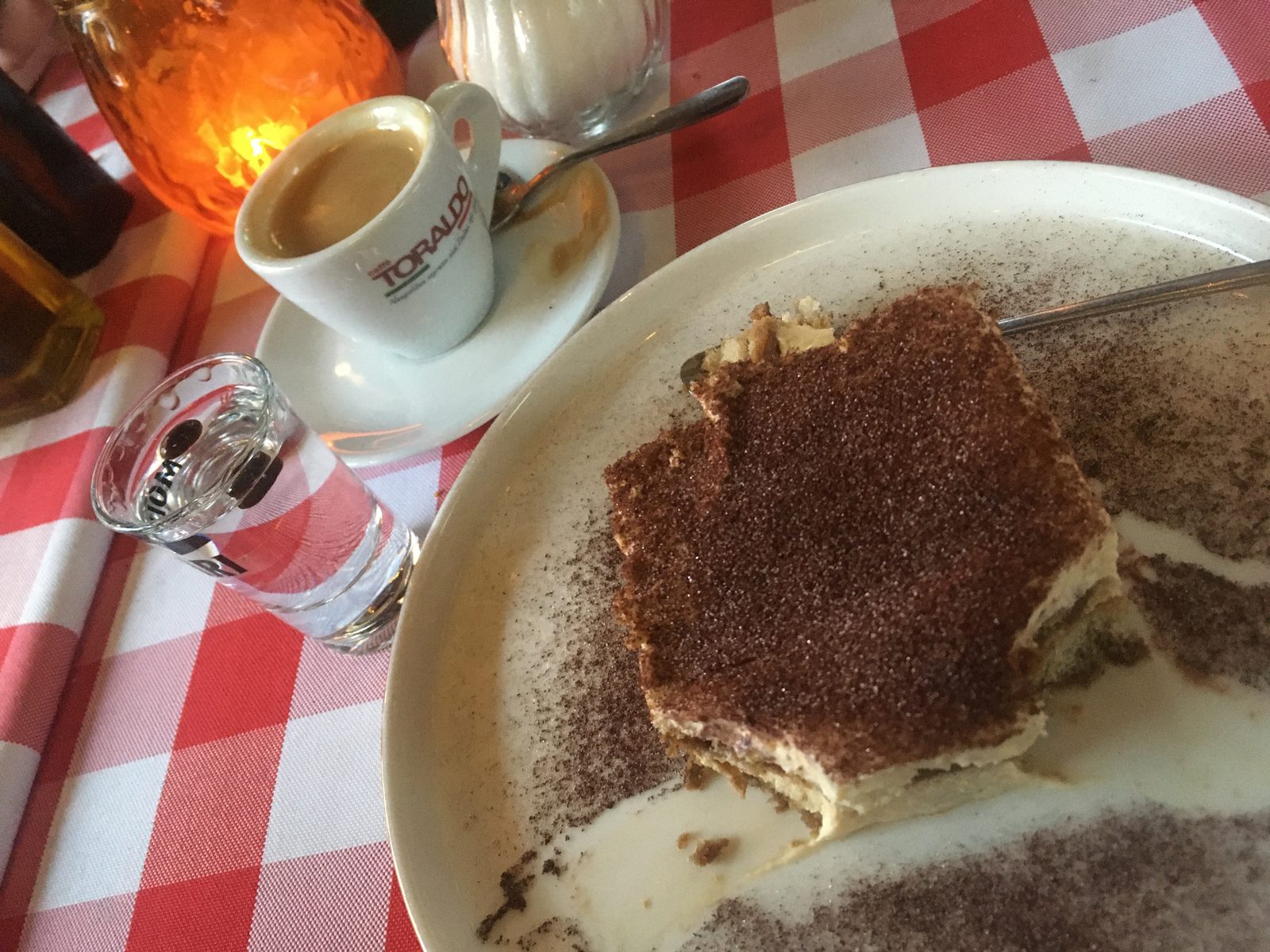 Tiramisu, Espresso, Sambuca