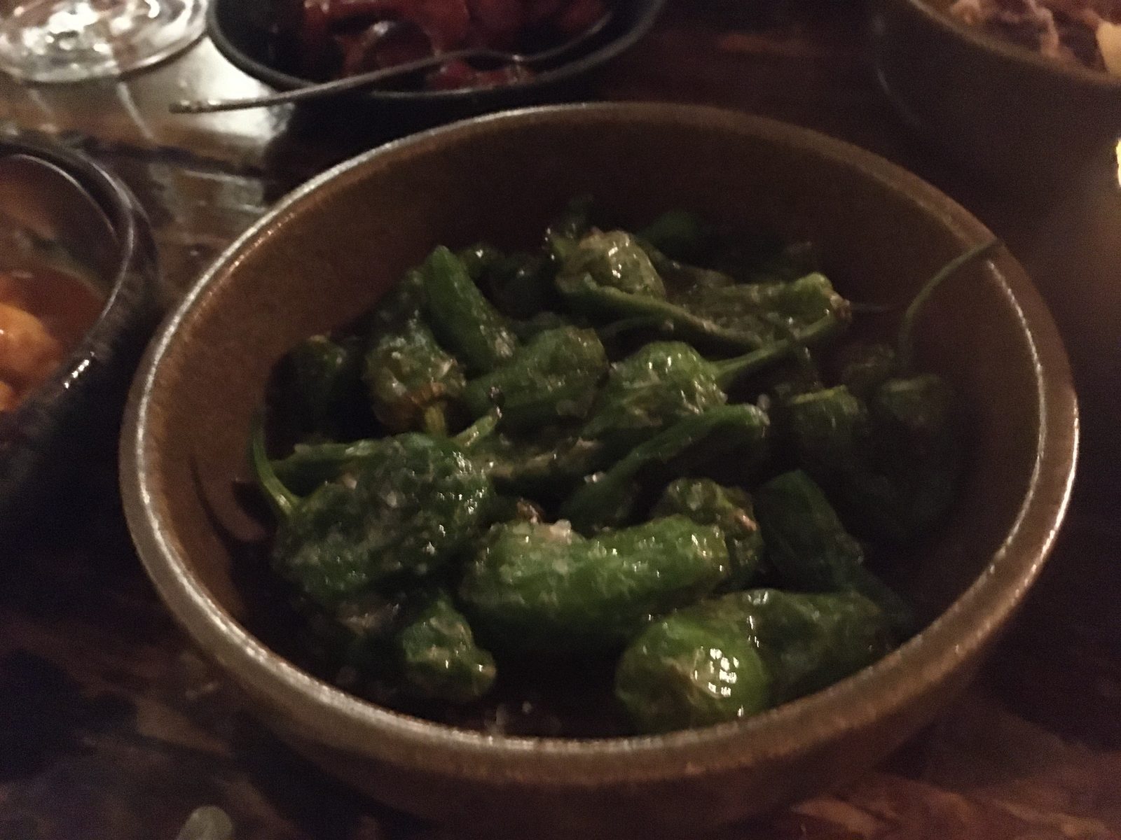 Pimentos de Padron, Meersalz