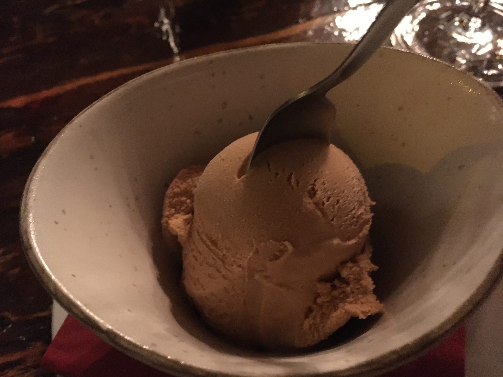Eis salziges Karamell