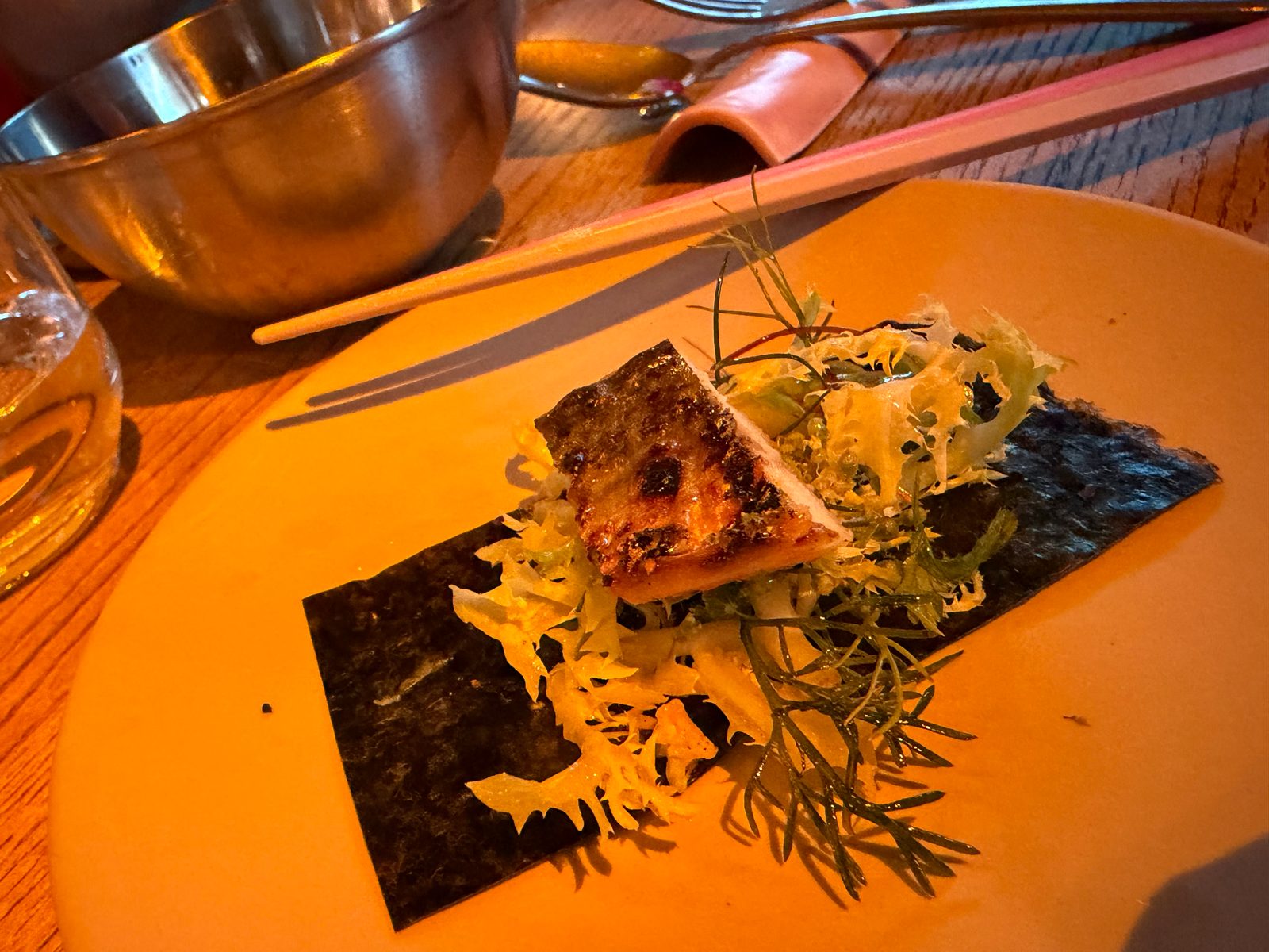 Nori, Eichblattsalat, Makrele